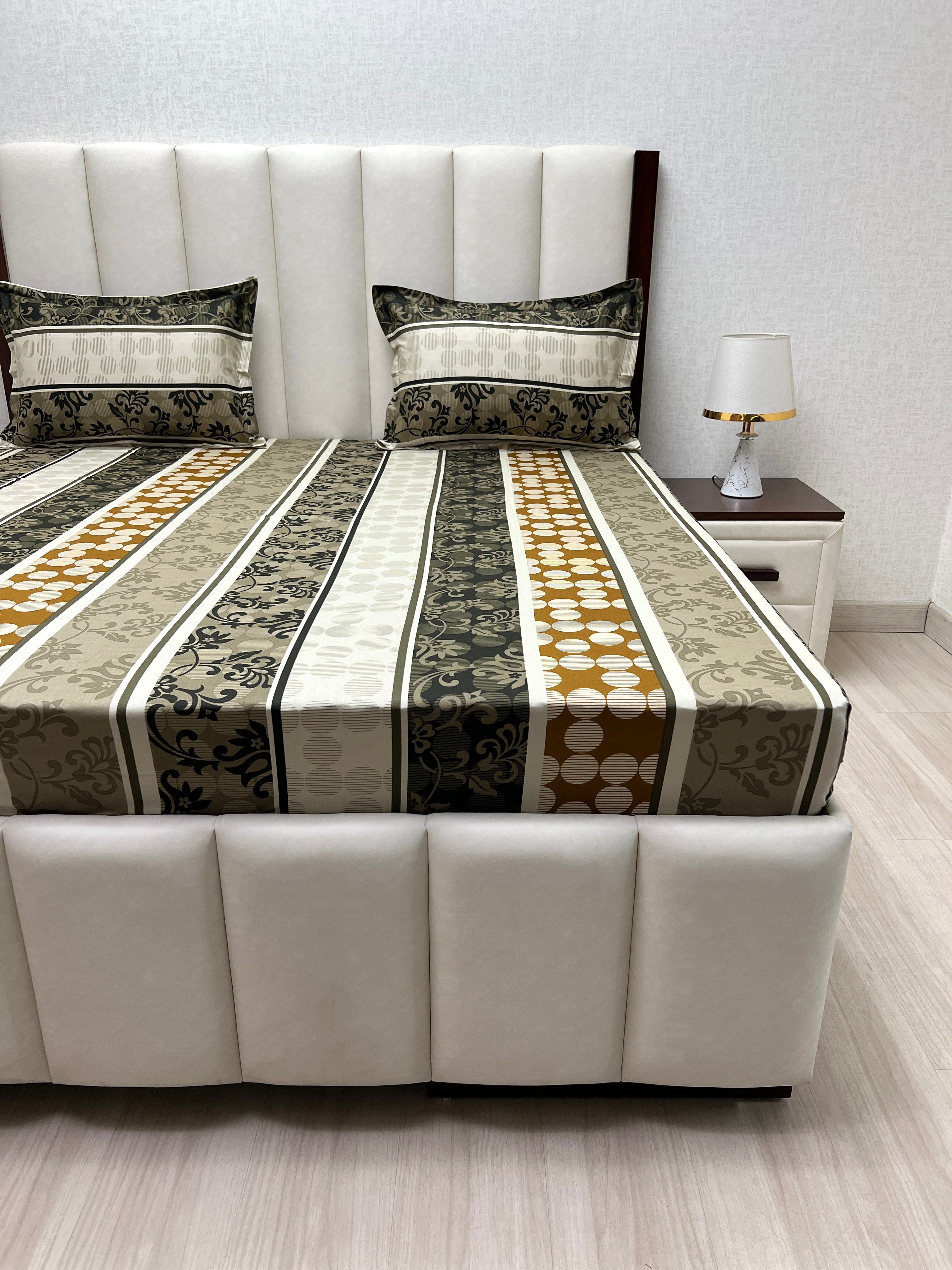 Pure Decor Pure Cotton Queen Size Double Bedsheet