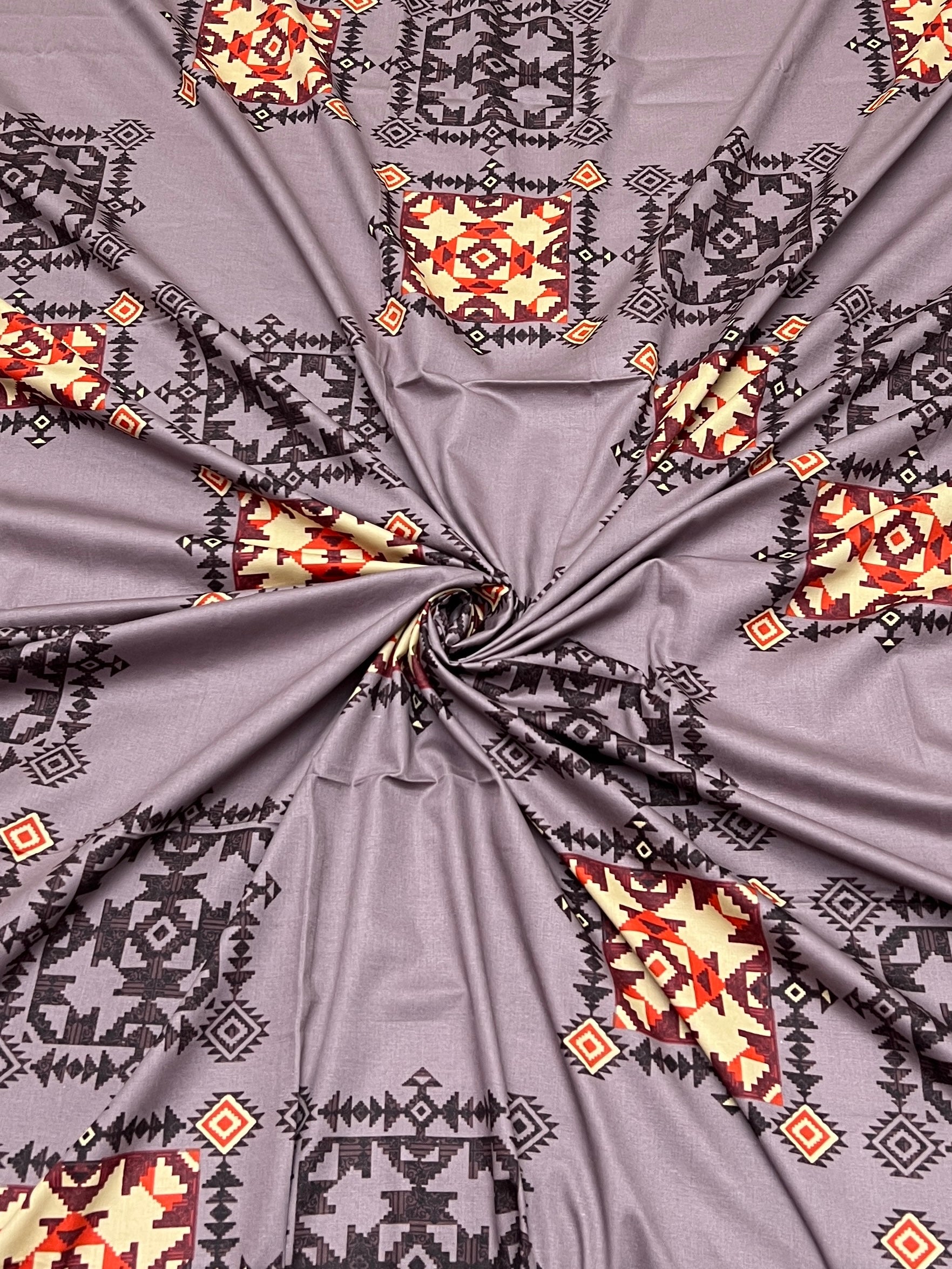 A-4366 - Pure Cotton 180 TC Queen Size Double Bedsheet (228X254) with Two Pillow Covers (43X68)