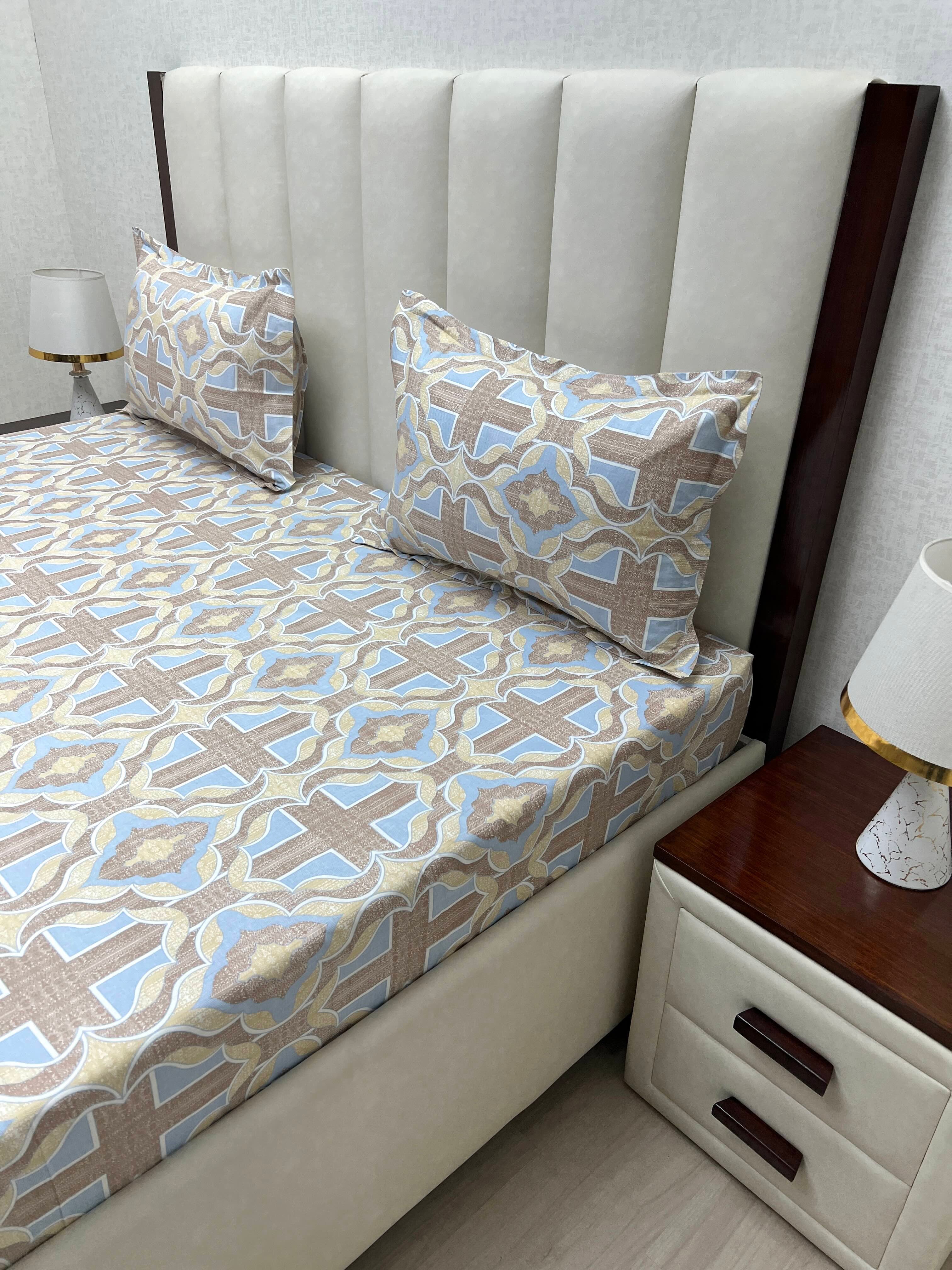 Pure Decor Pure Cotton Super King Size Double Bedsheet