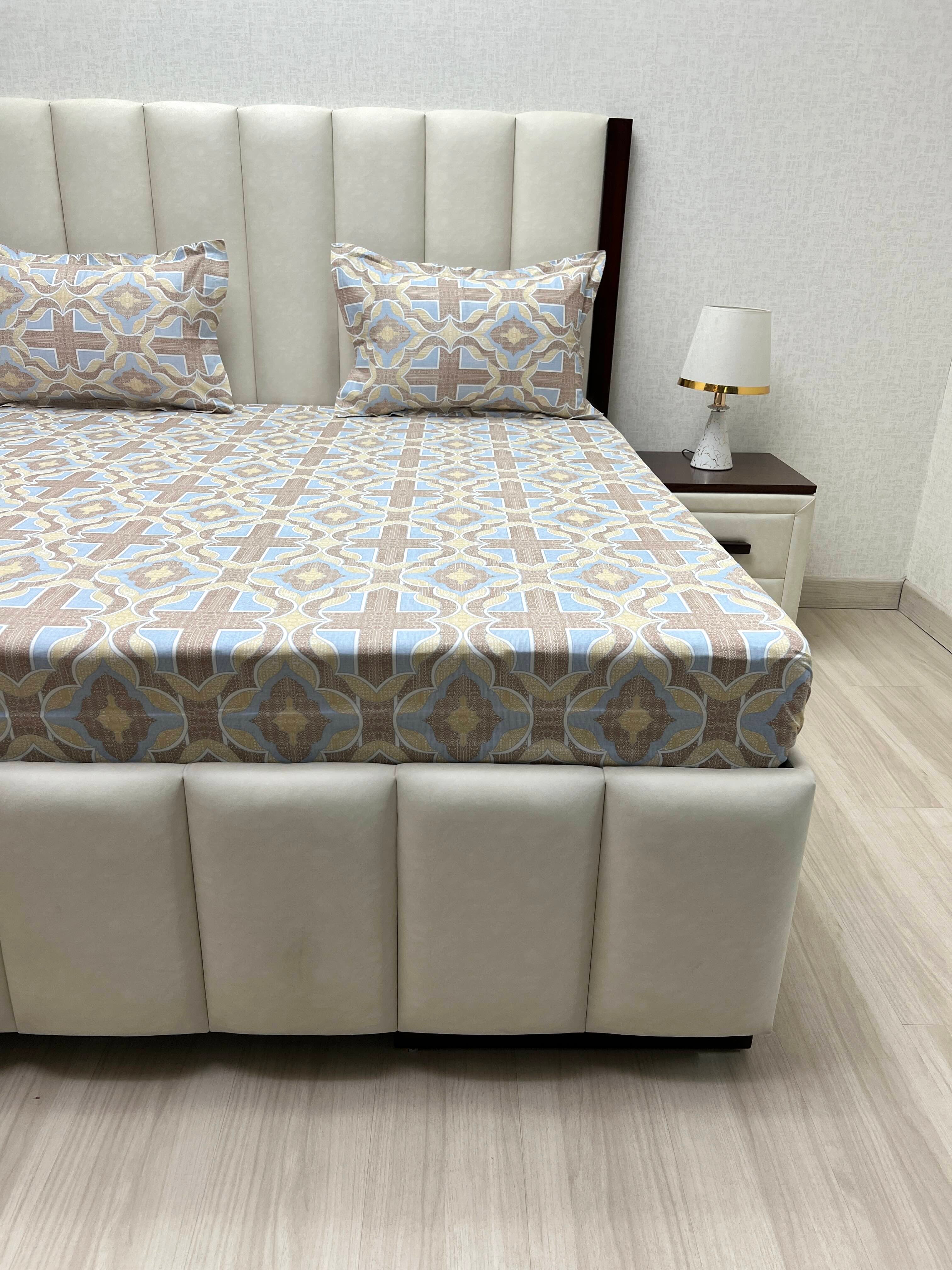 Pure Decor Pure Cotton Super King Size Double Bedsheet