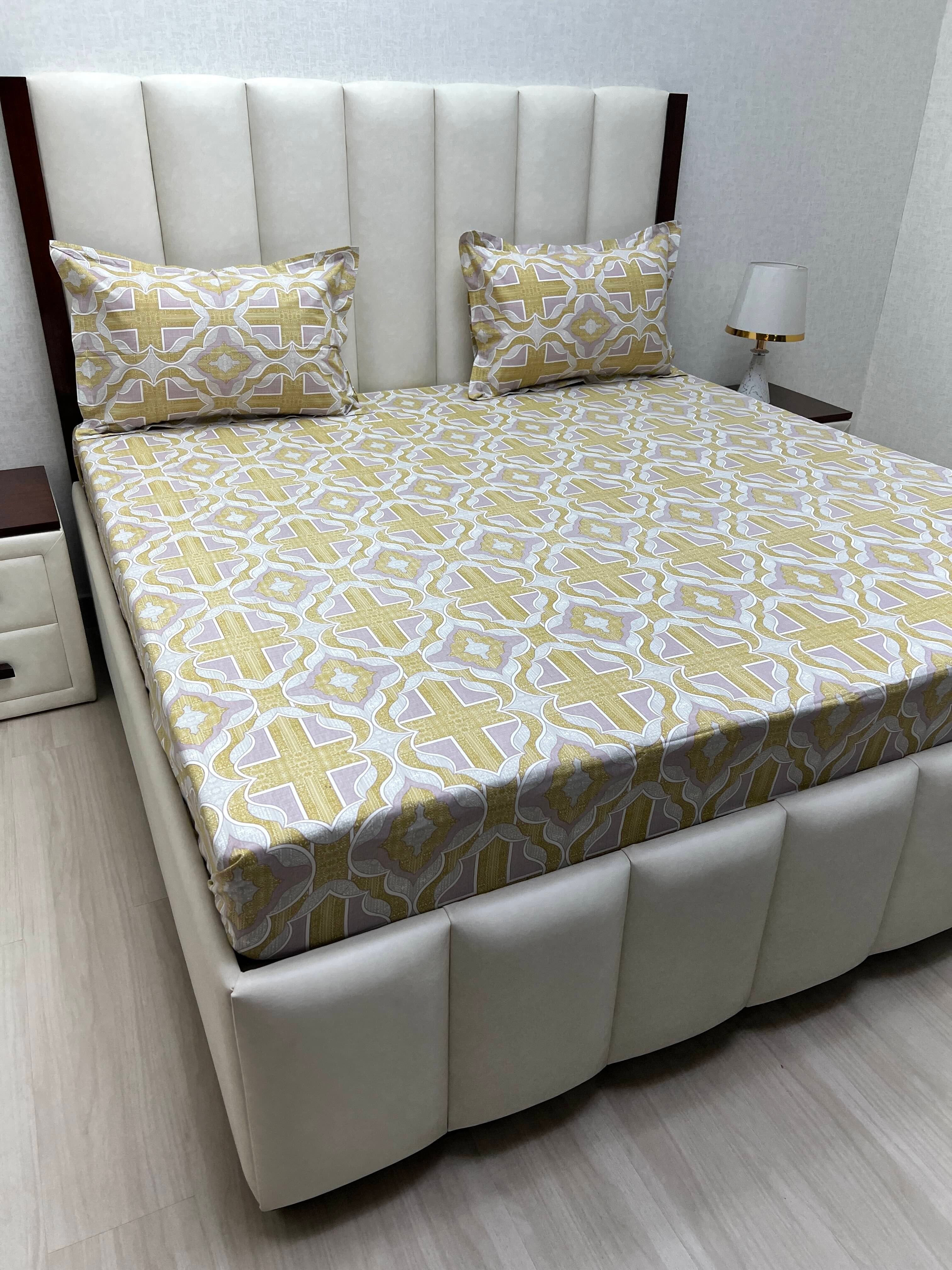 Pure Decor Pure Cotton Super King Size Double Bedsheet