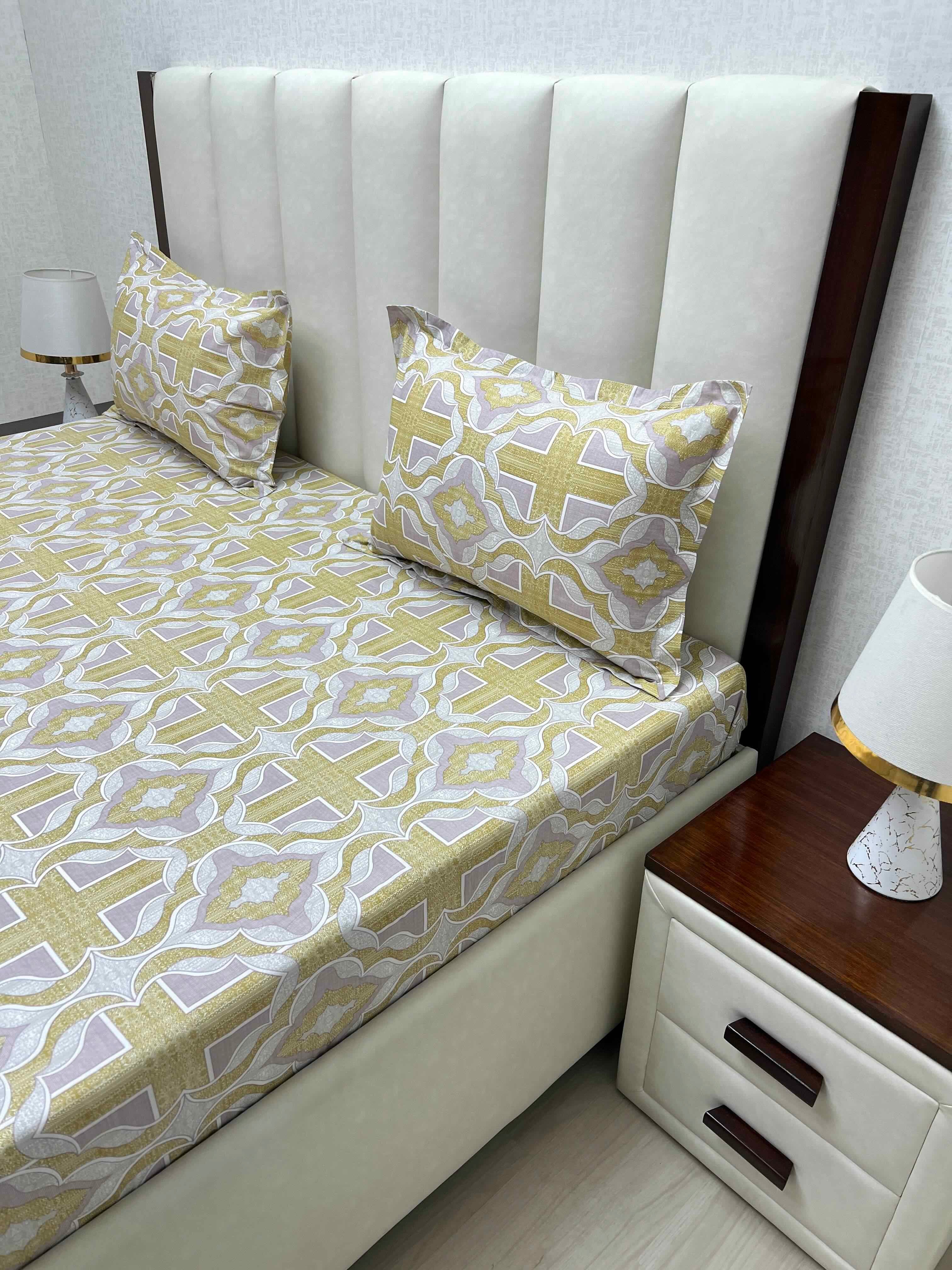 Pure Decor Pure Cotton Super King Size Double Bedsheet
