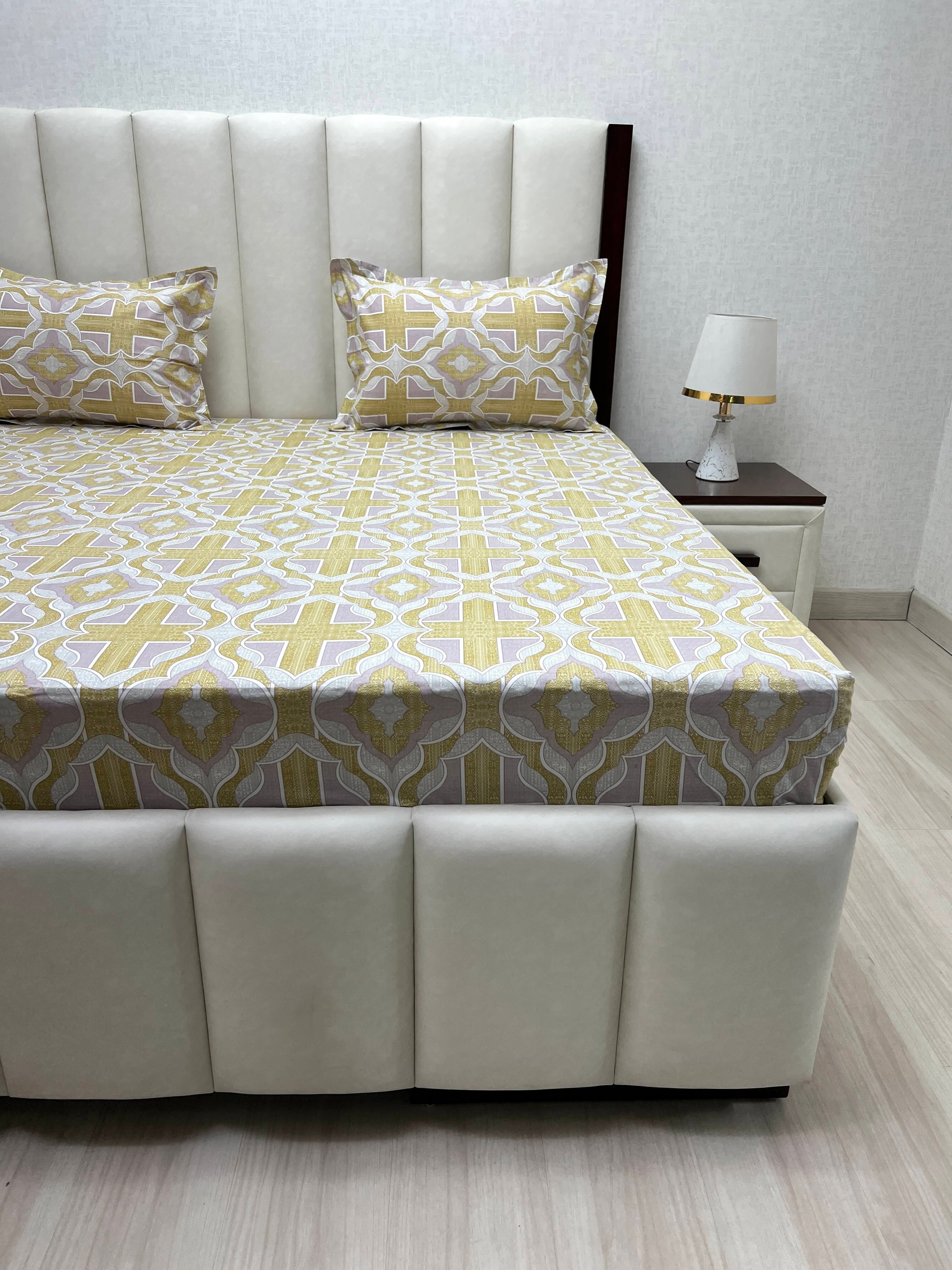 Pure Decor Pure Cotton Super King Size Double Bedsheet