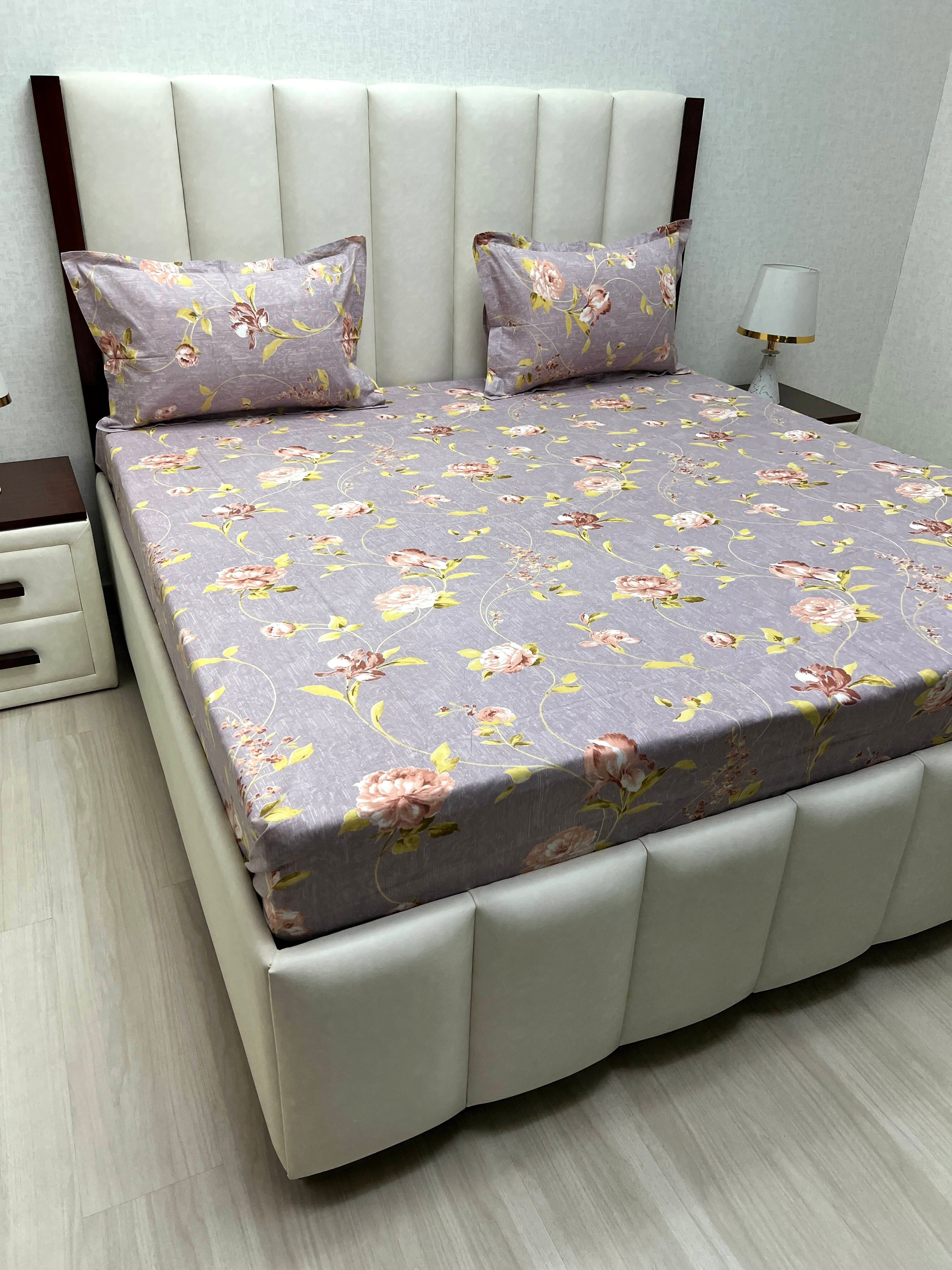 Pure Decor Pure Cotton Super King Size Double Bedsheet