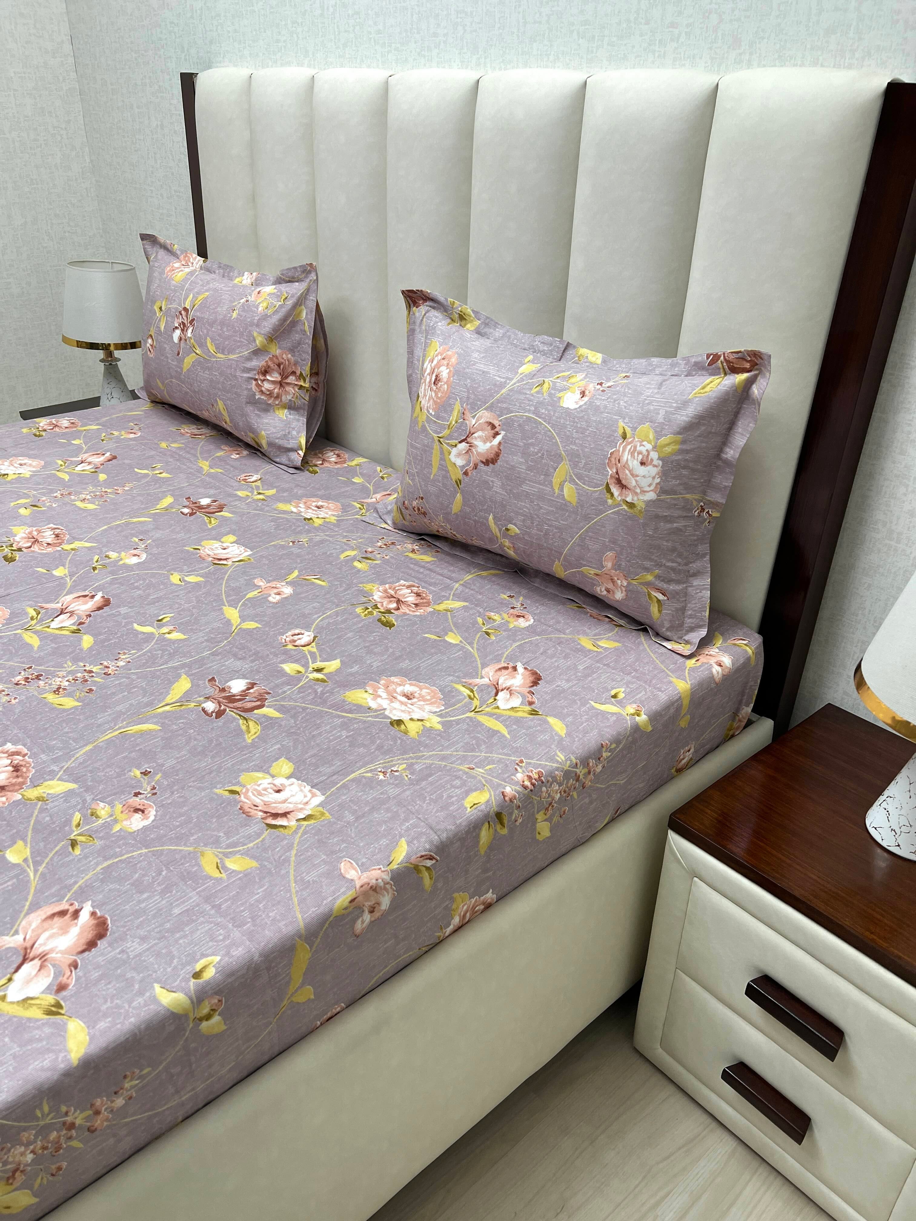 Pure Decor Pure Cotton Super King Size Double Bedsheet