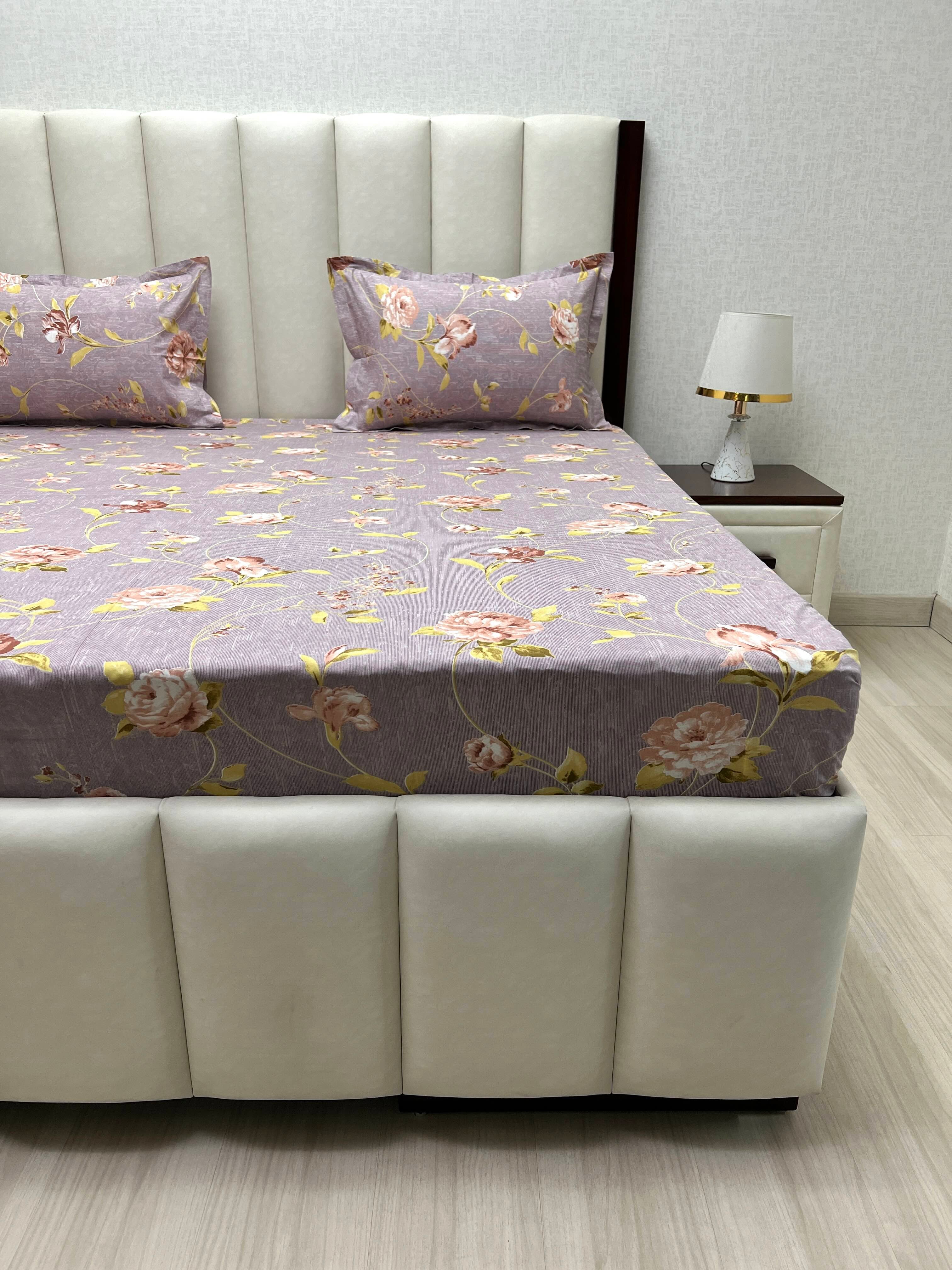 Pure Decor Pure Cotton Super King Size Double Bedsheet