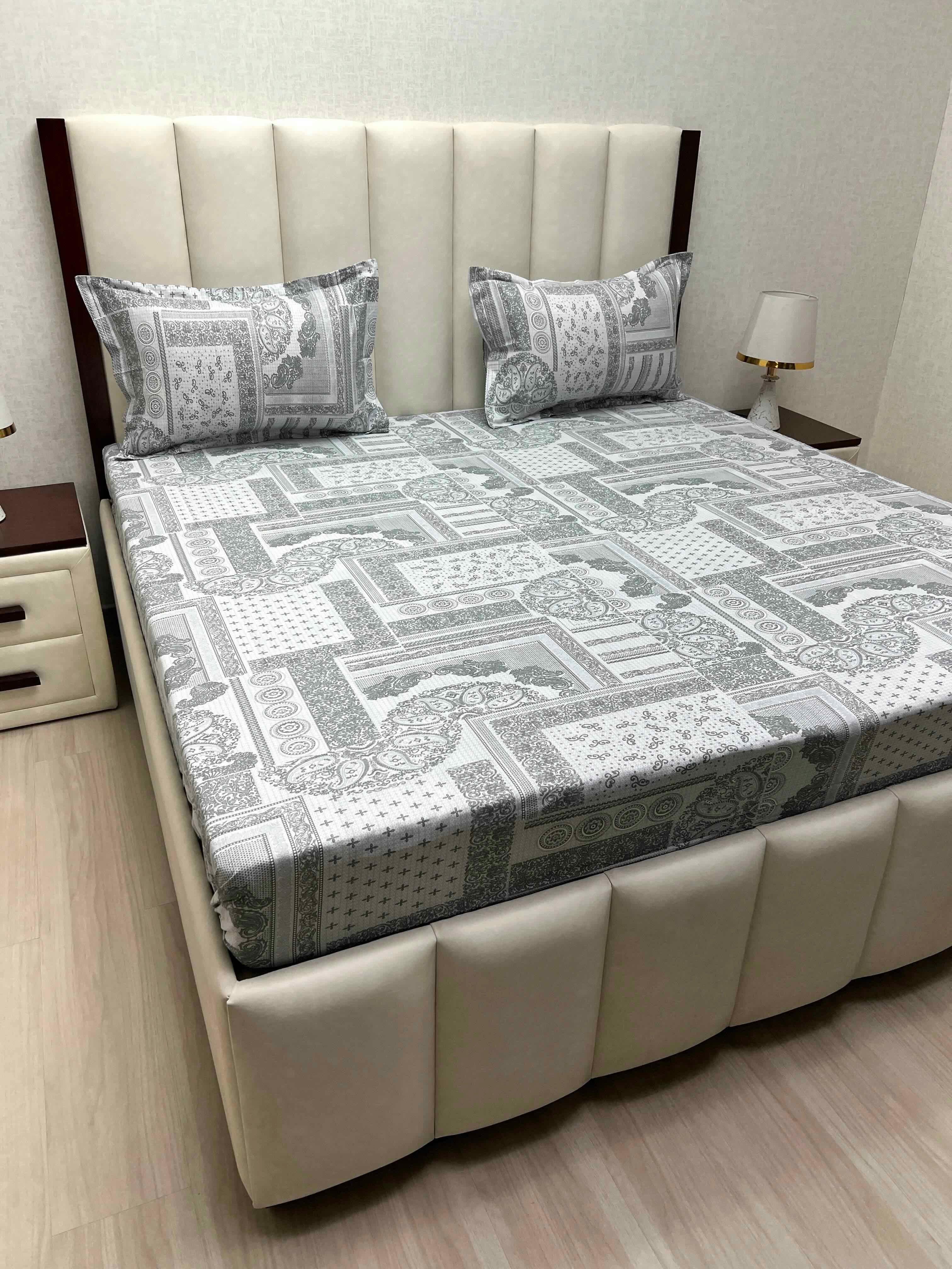 Pure Decor Pure Cotton Super King Size Double Bedsheet