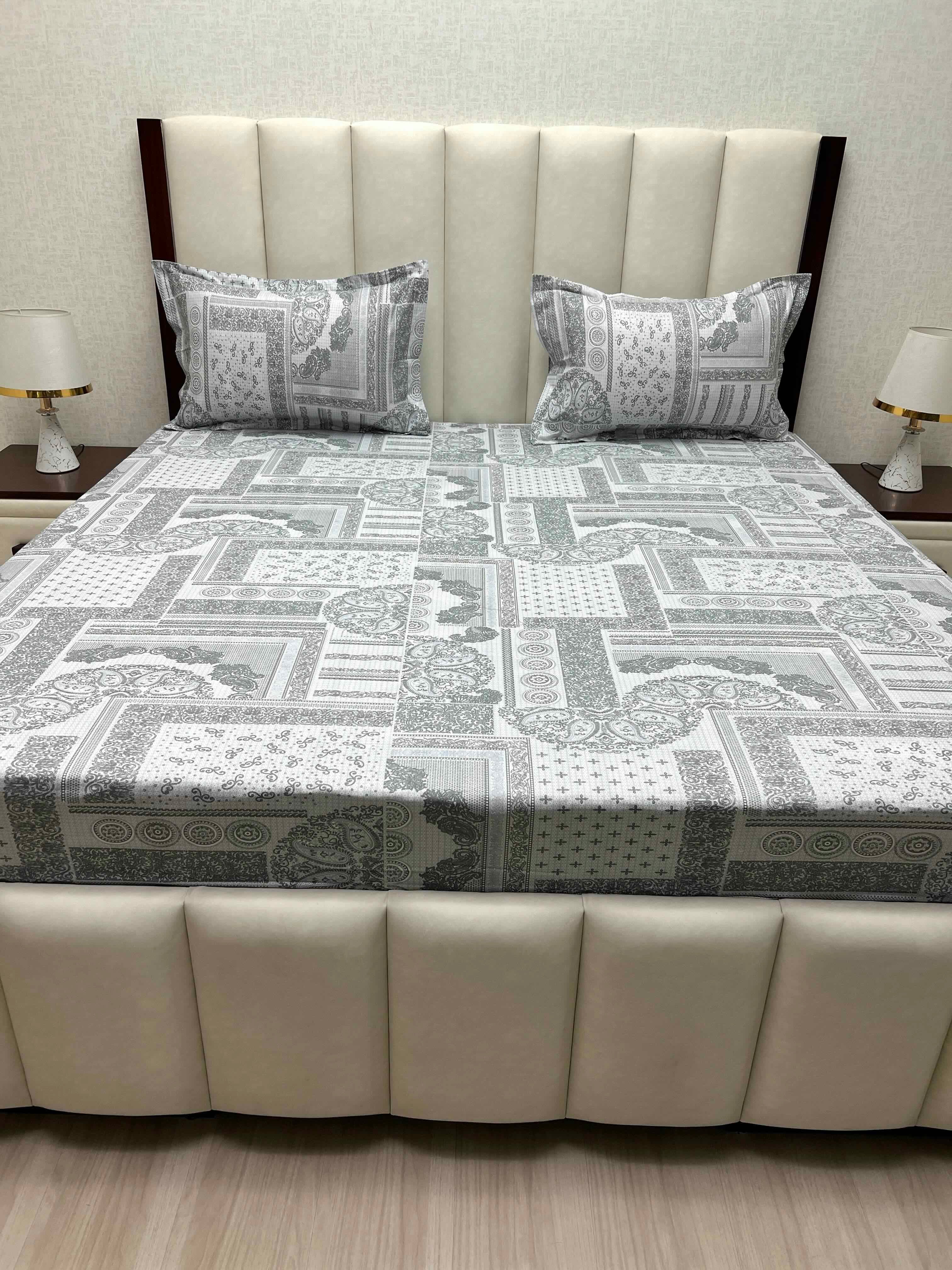 Pure Decor Pure Cotton Super King Size Double Bedsheet