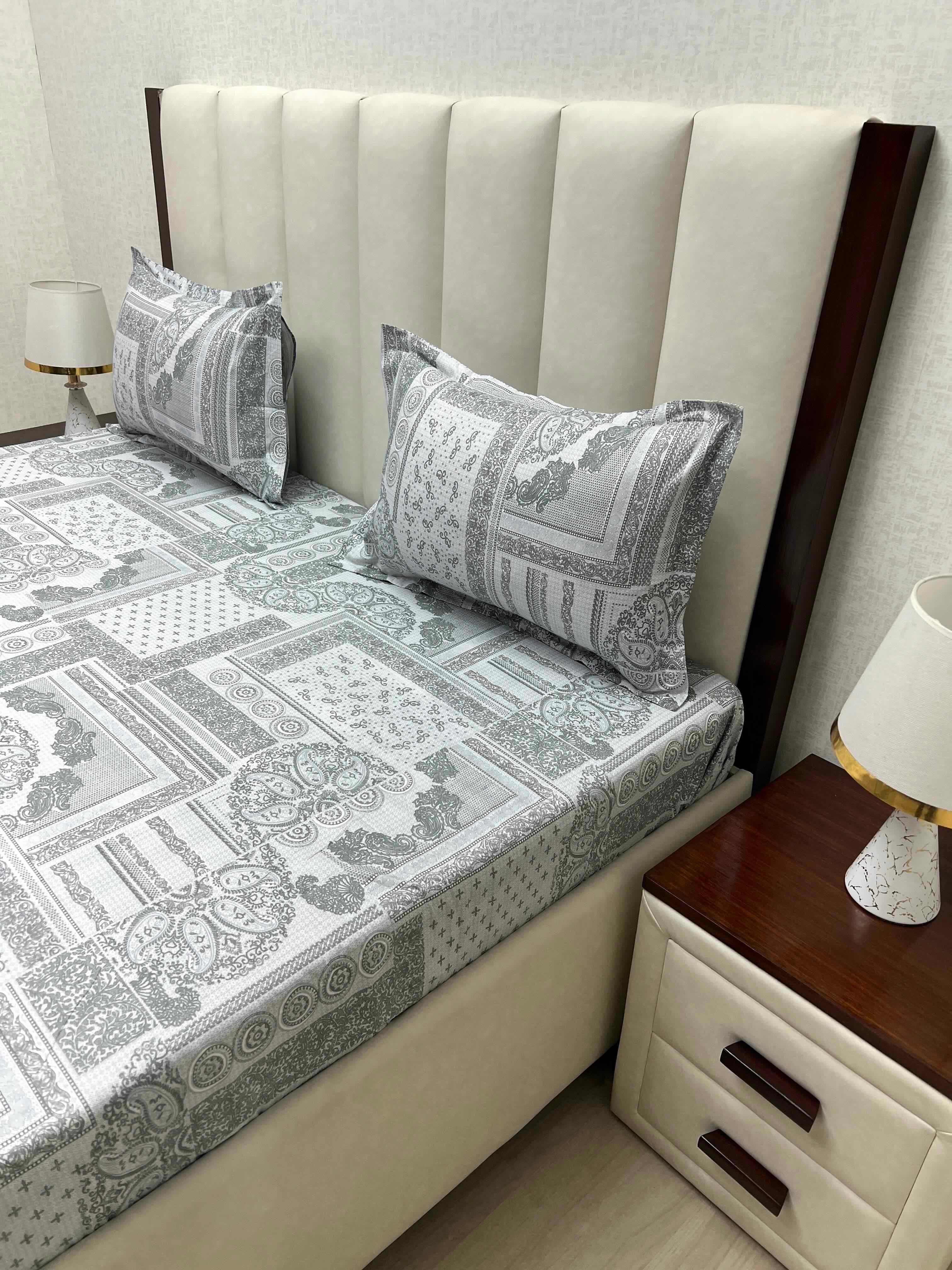 Pure Decor Pure Cotton Super King Size Double Bedsheet