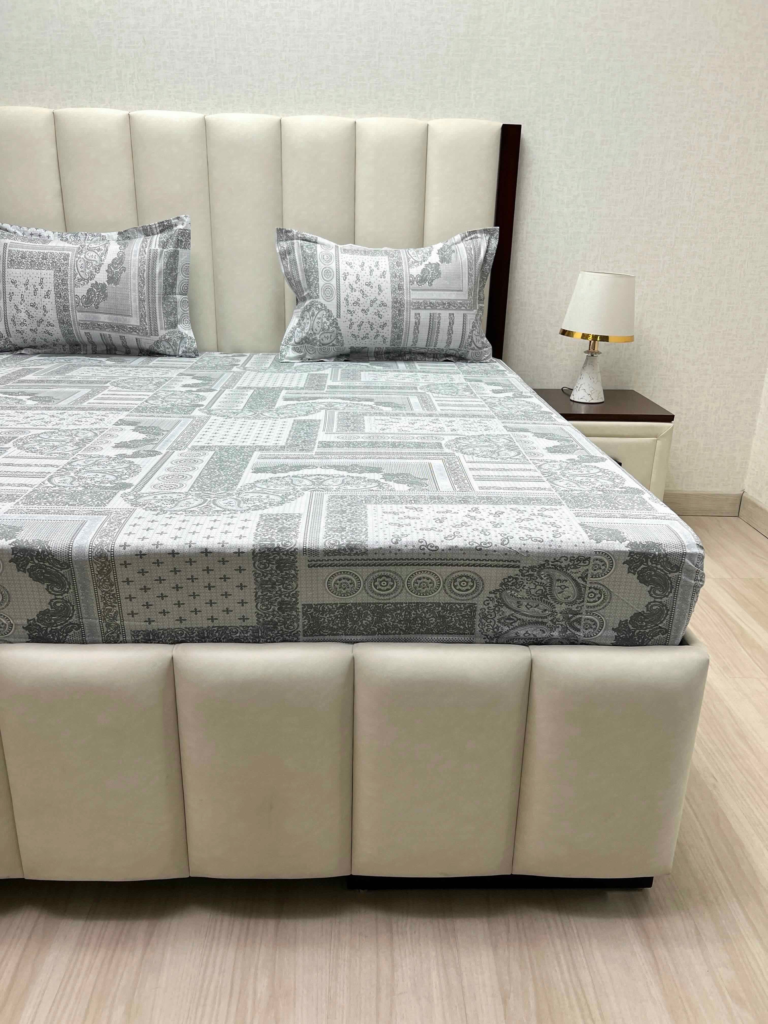 Pure Decor Pure Cotton Super King Size Double Bedsheet