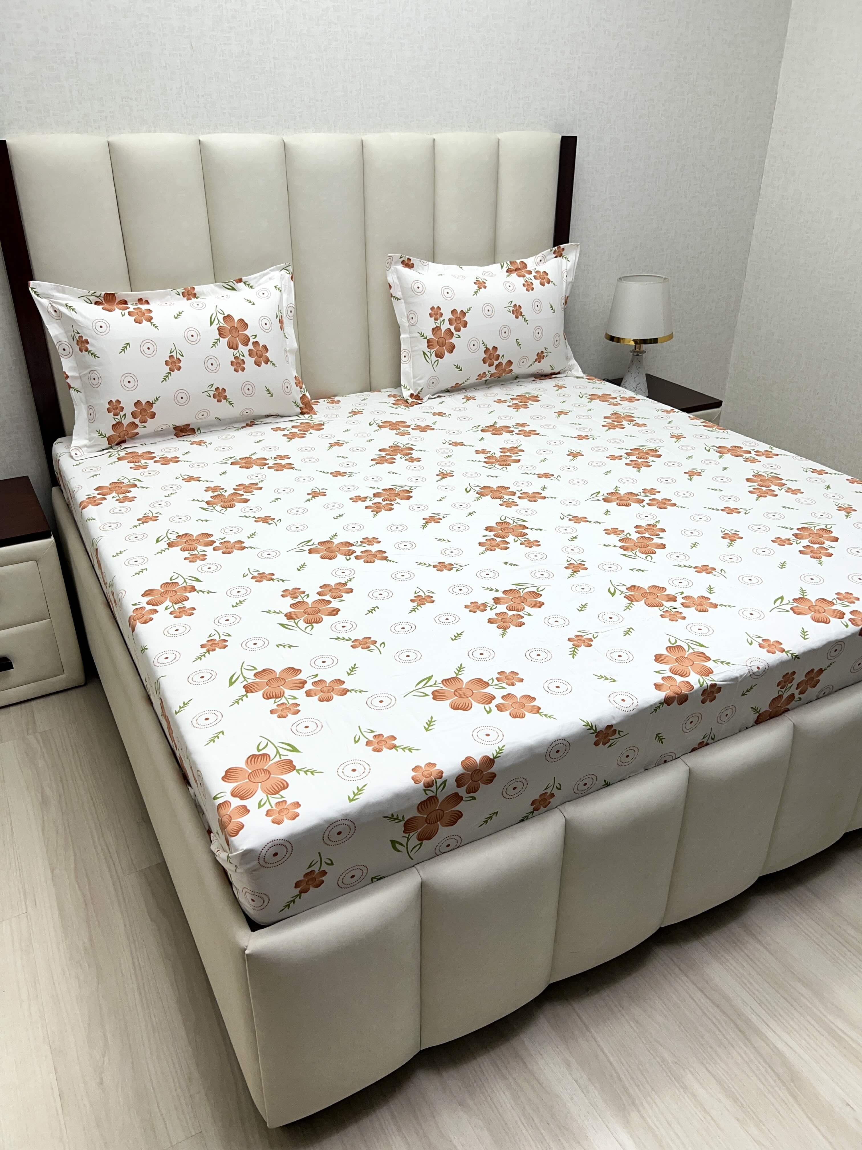 Pure Decor Polycotton Queen Size Double Bedsheet
