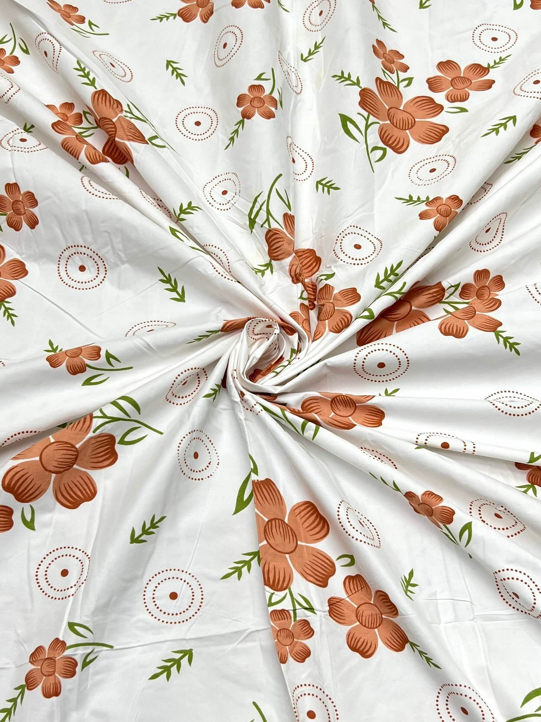 Pure Decor Polycotton Queen Size Double Bedsheet