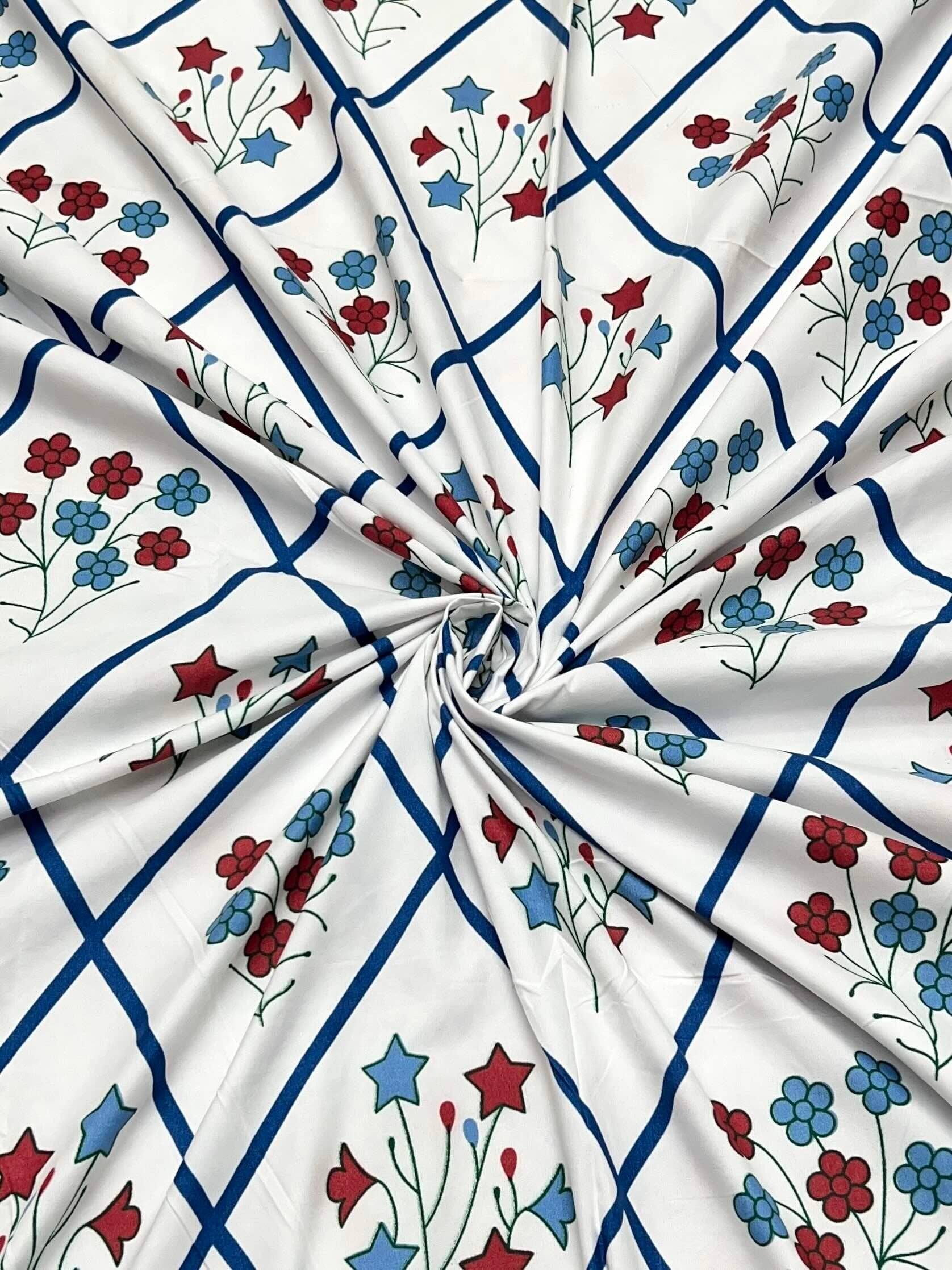 Pure Decor Polycotton Queen Size Double Bedsheet