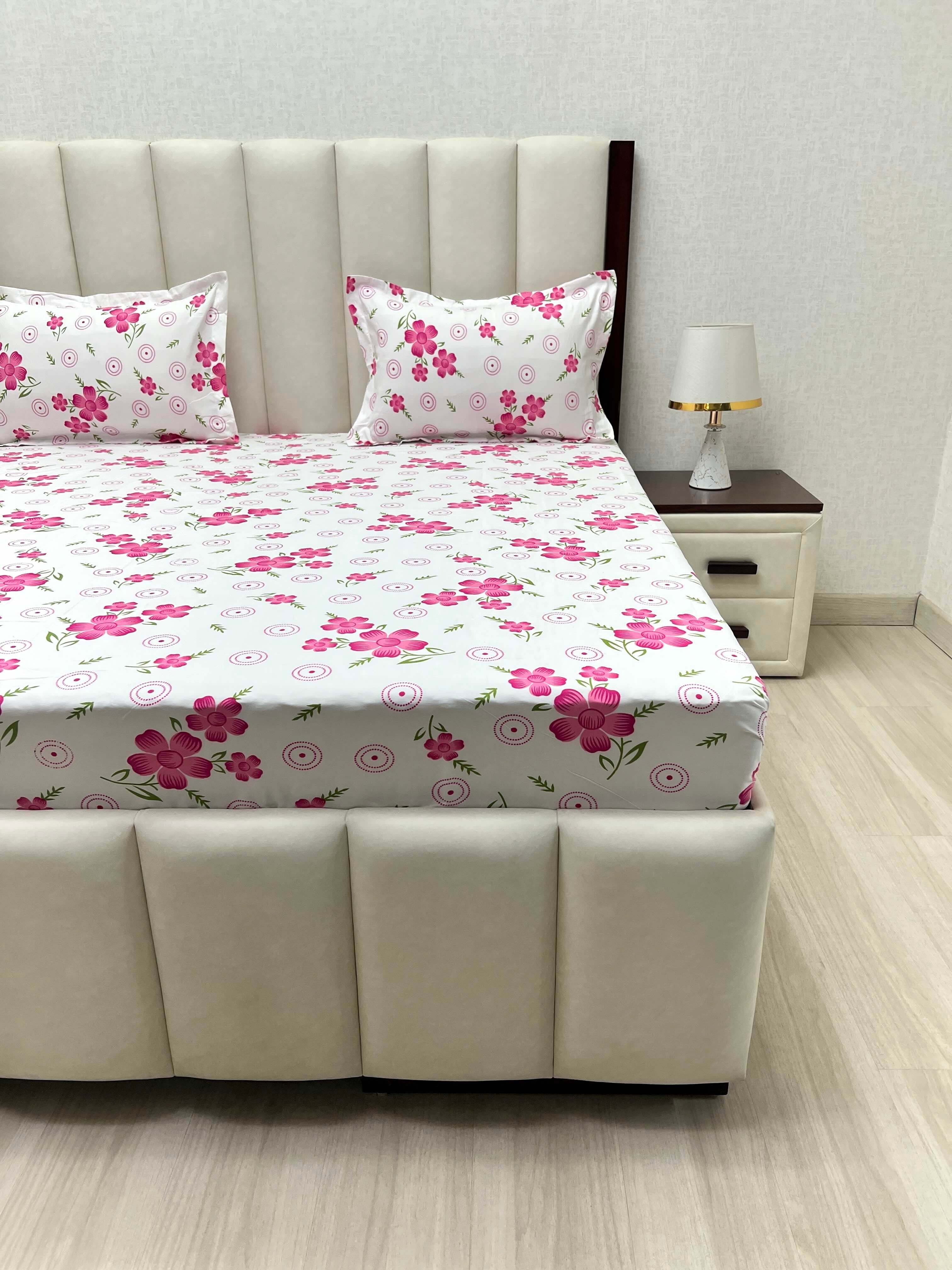 Pure Decor Polycotton Queen Size Double Bedsheet