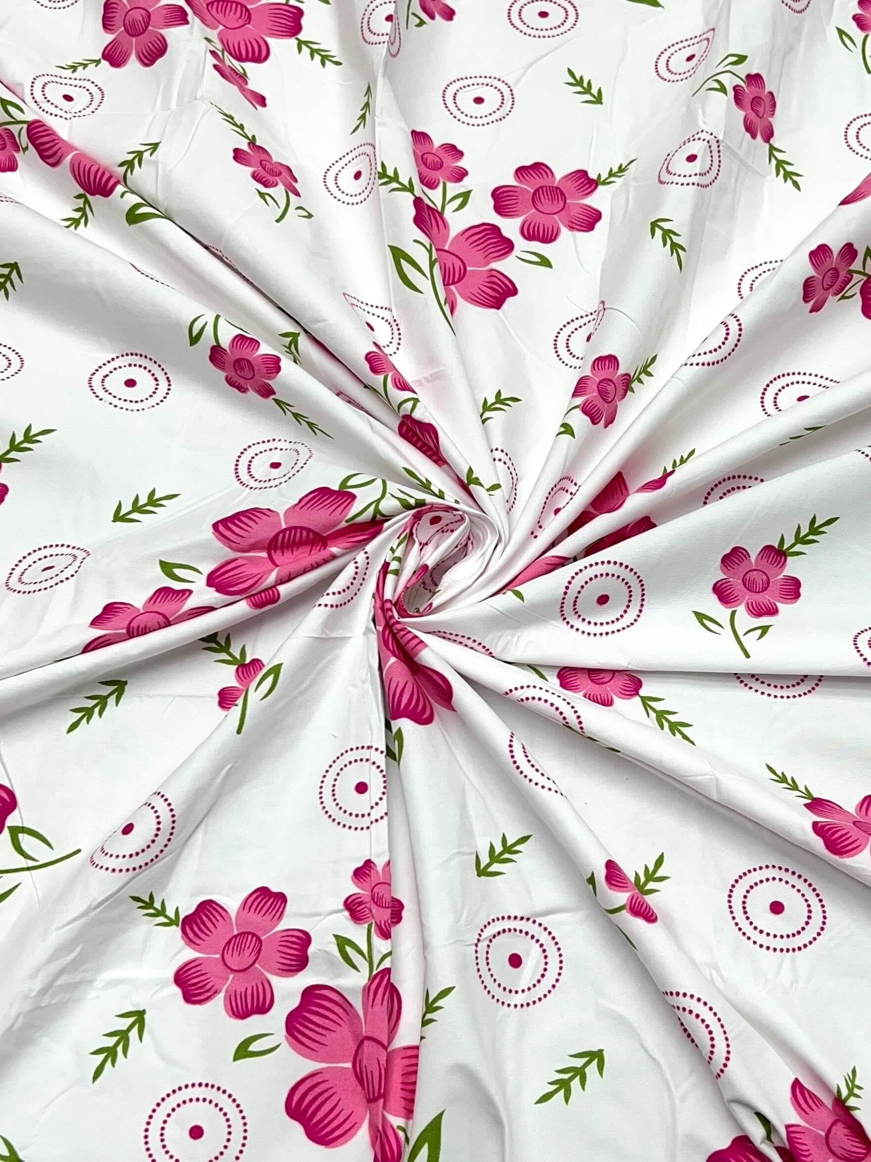 Pure Decor Polycotton Queen Size Double Bedsheet