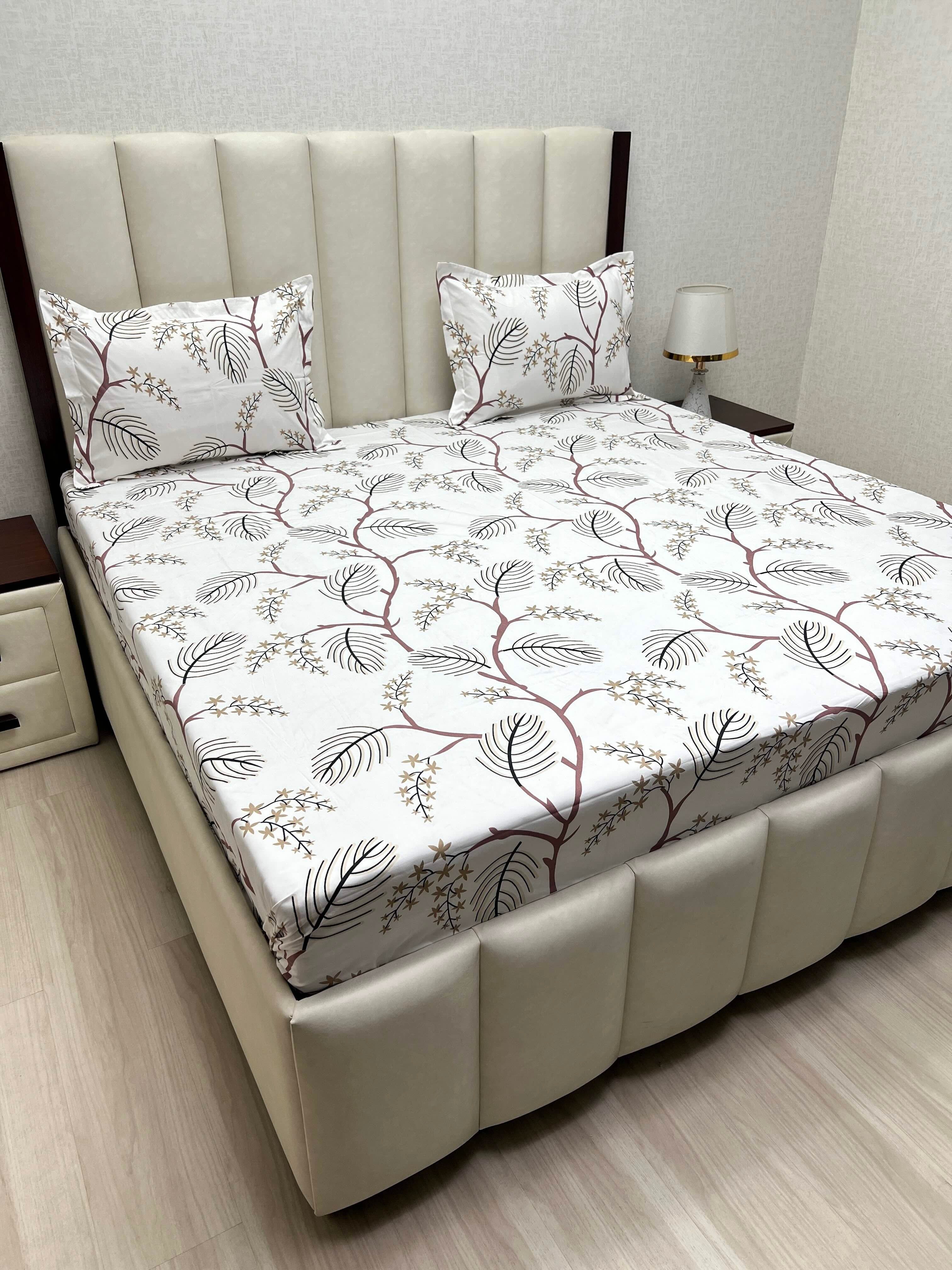 Pure Decor Polycotton Queen Size Double Bedsheet