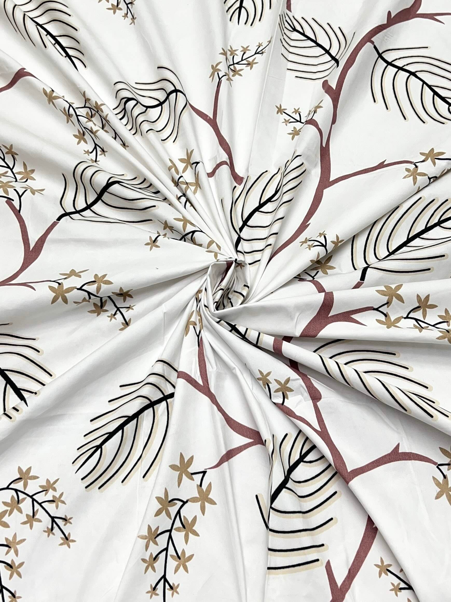Pure Decor Polycotton Queen Size Double Bedsheet