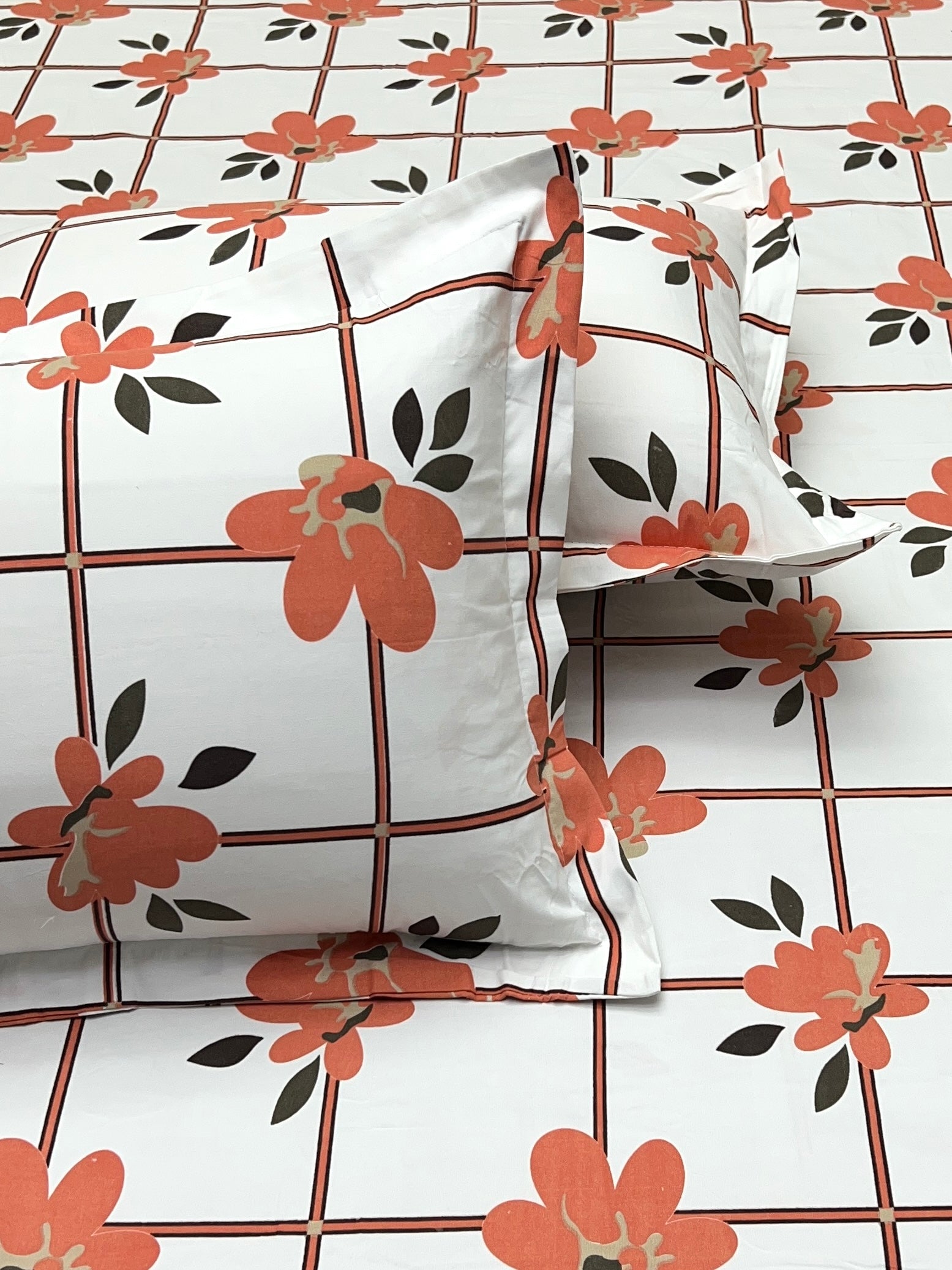 Pure Decor Polycotton Queen Size Double Bedsheet