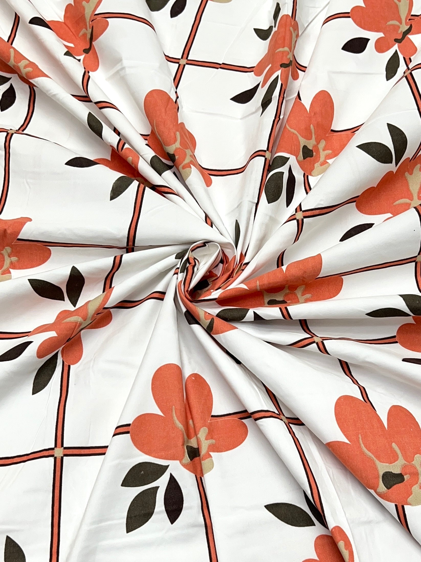 Pure Decor Polycotton Queen Size Double Bedsheet
