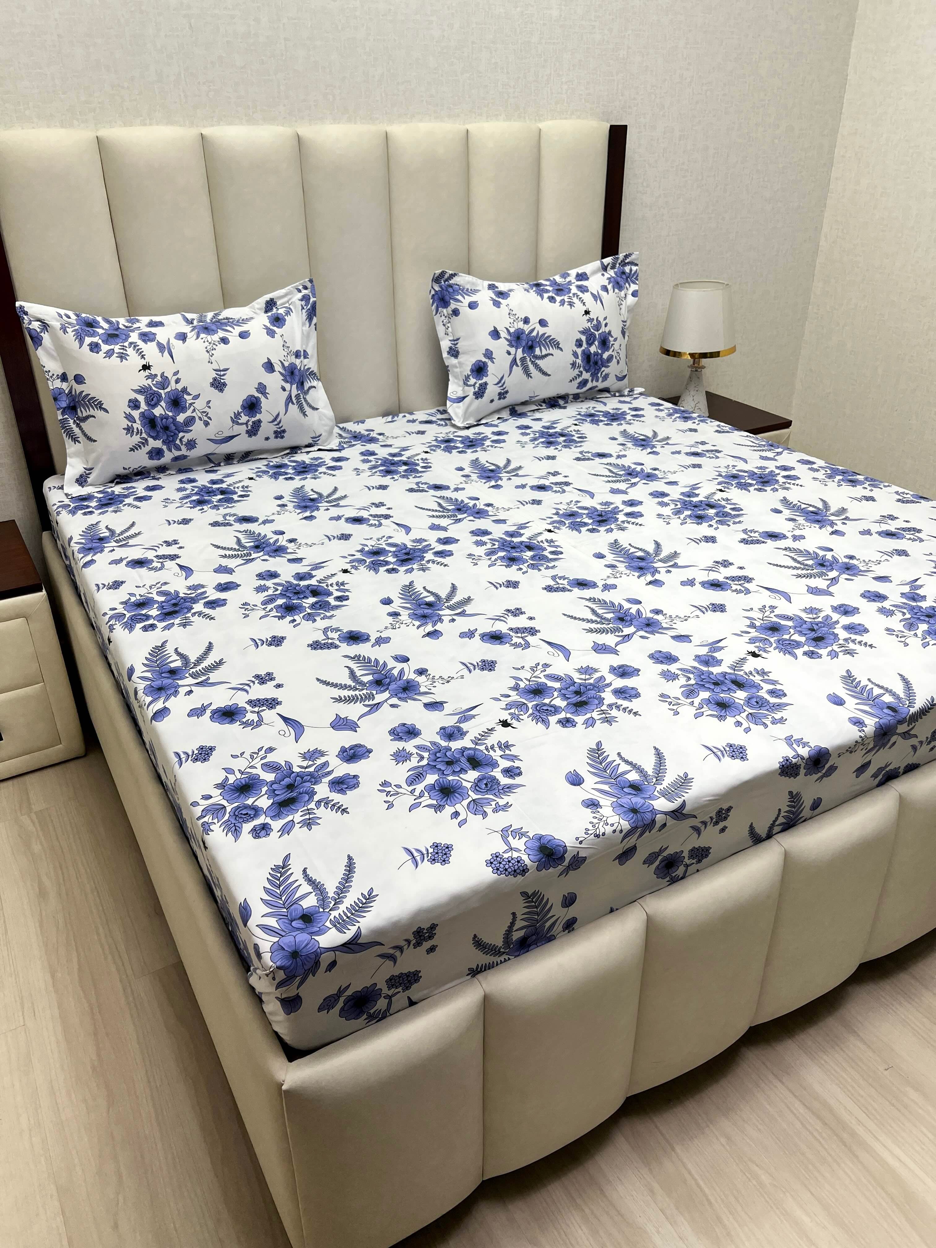 Pure Decor Polycotton Queen Size Double Bedsheet