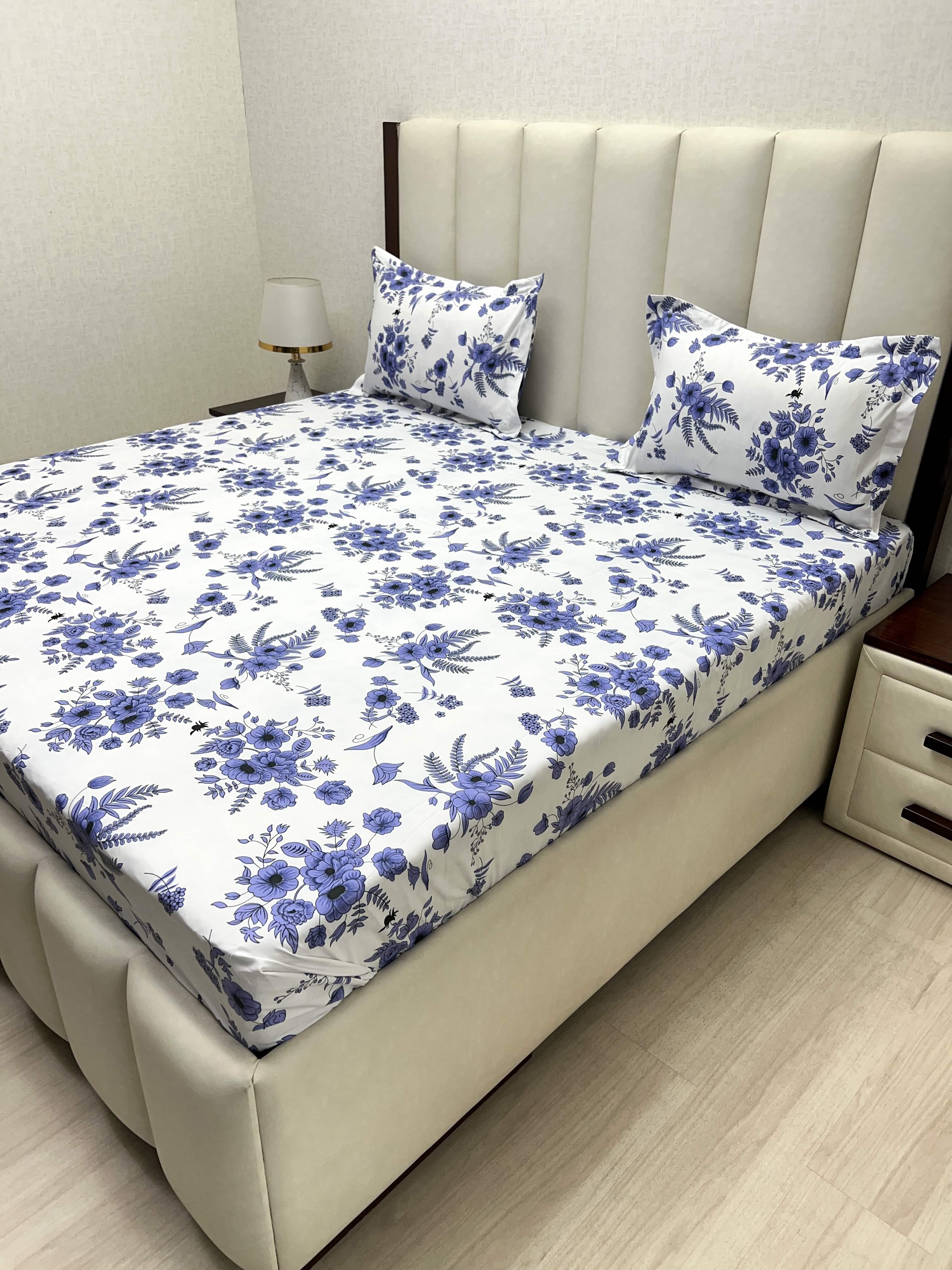 Pure Decor Polycotton Queen Size Double Bedsheet