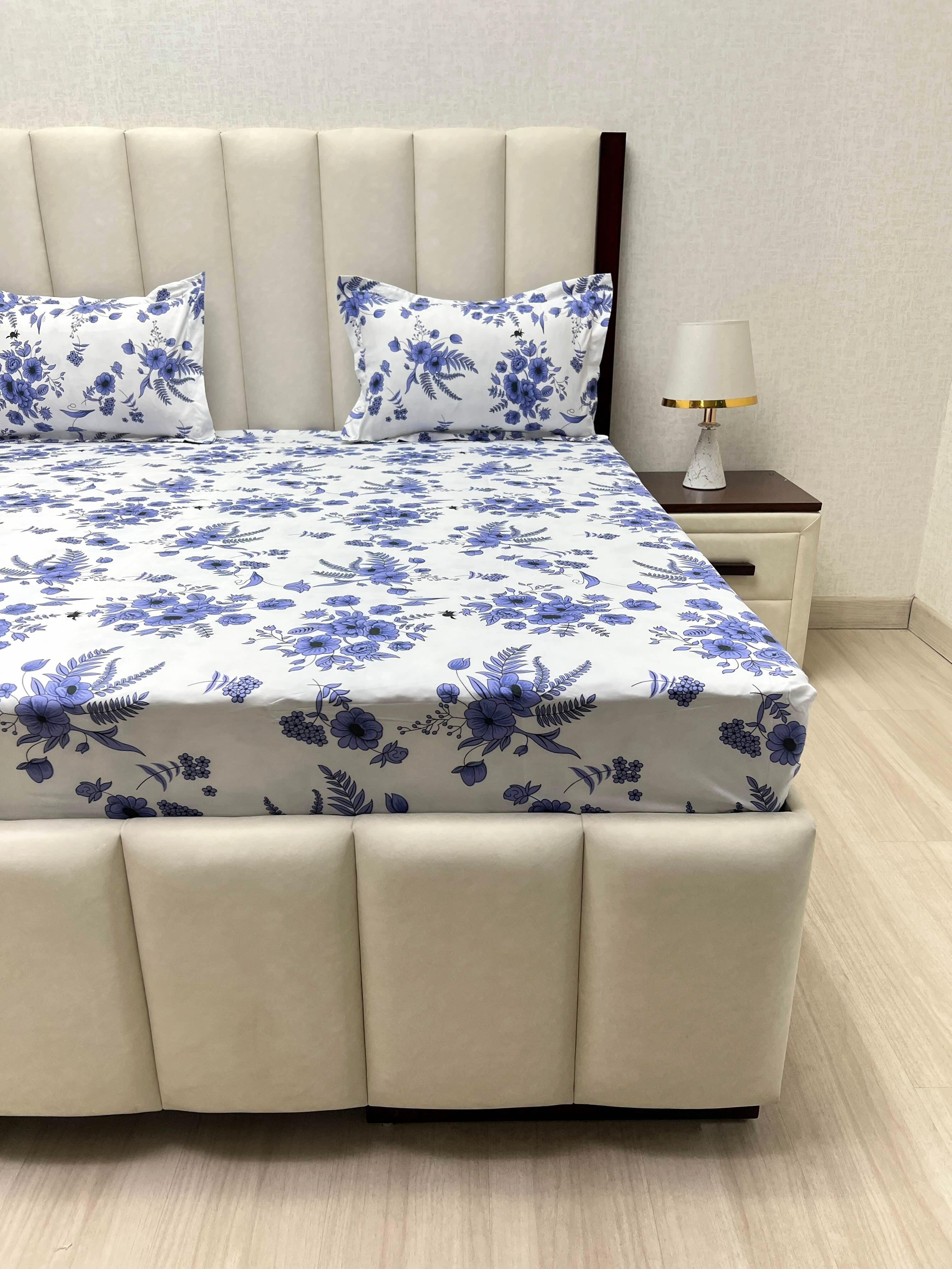 Pure Decor Polycotton Queen Size Double Bedsheet