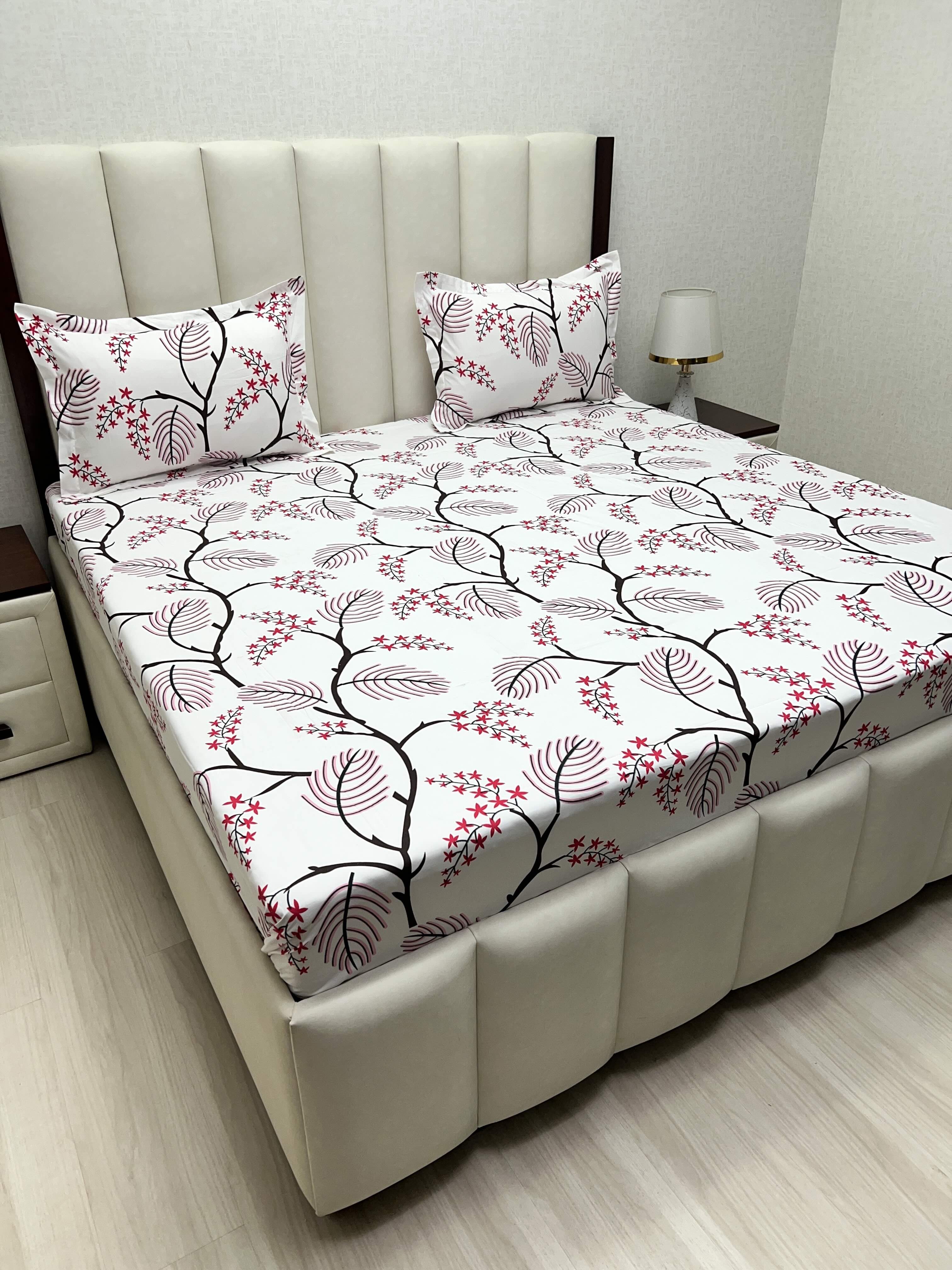 Pure Decor Polycotton Queen Size Double Bedsheet