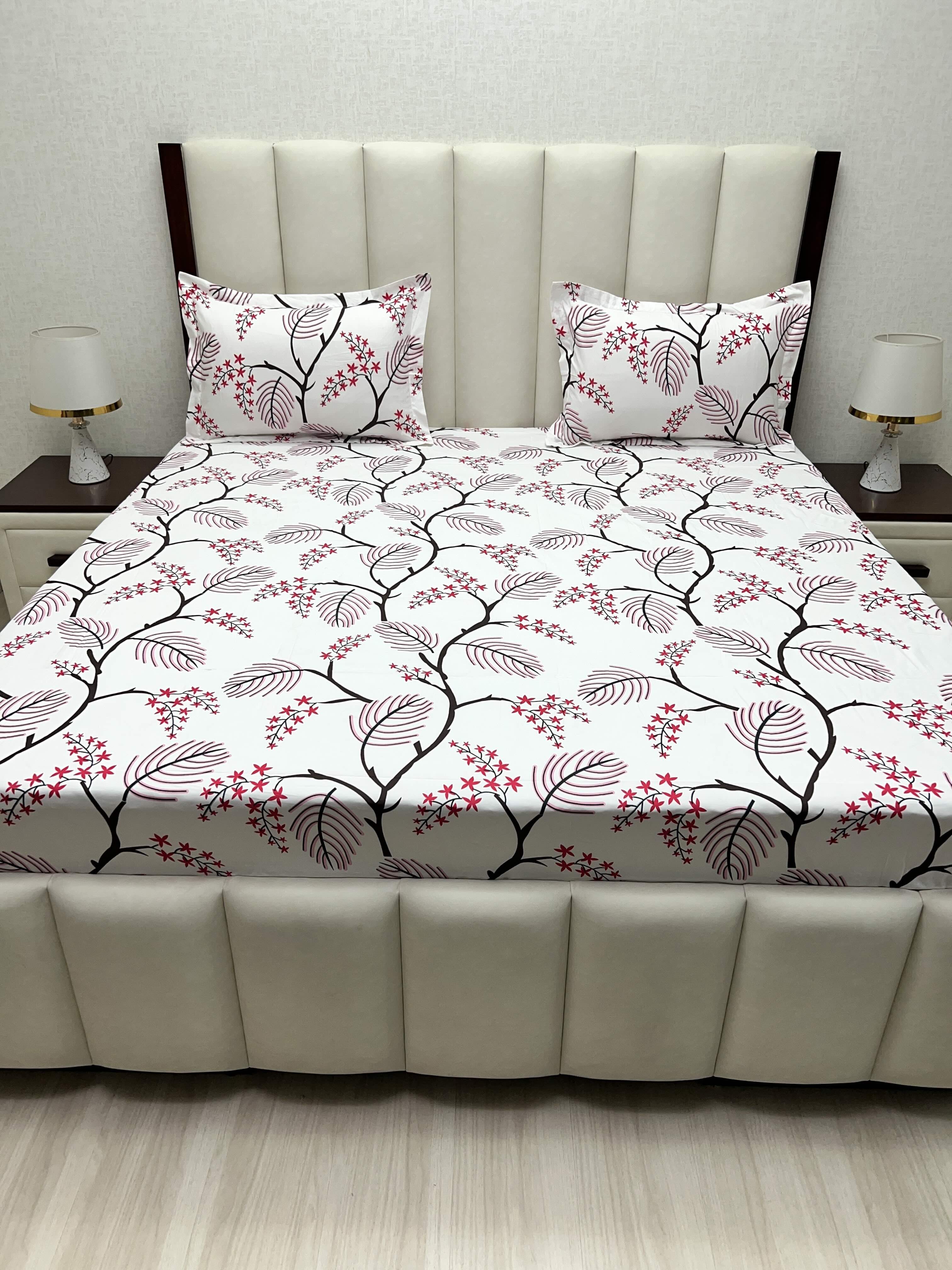 Pure Decor Polycotton Queen Size Double Bedsheet