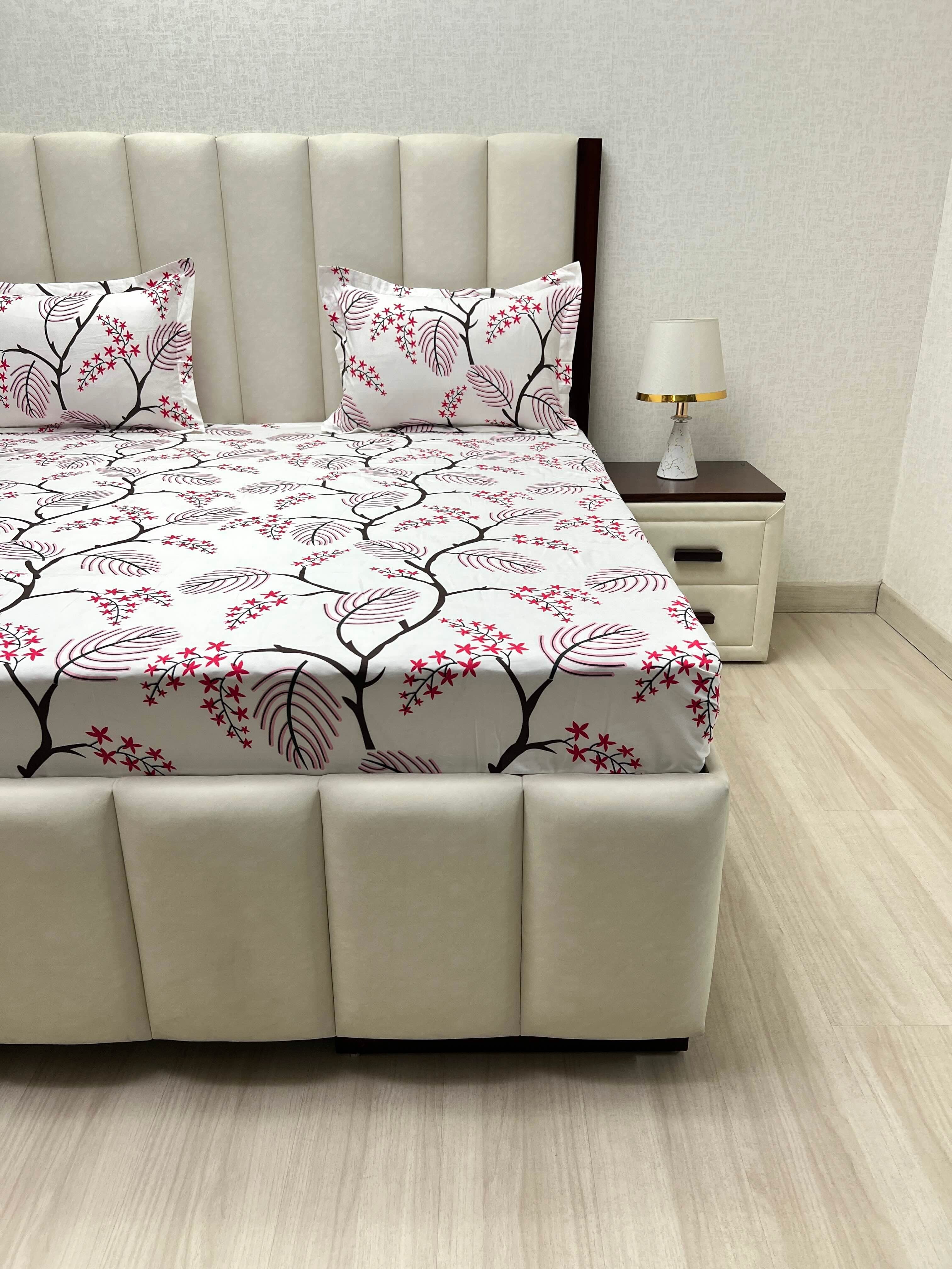 Pure Decor Polycotton Queen Size Double Bedsheet