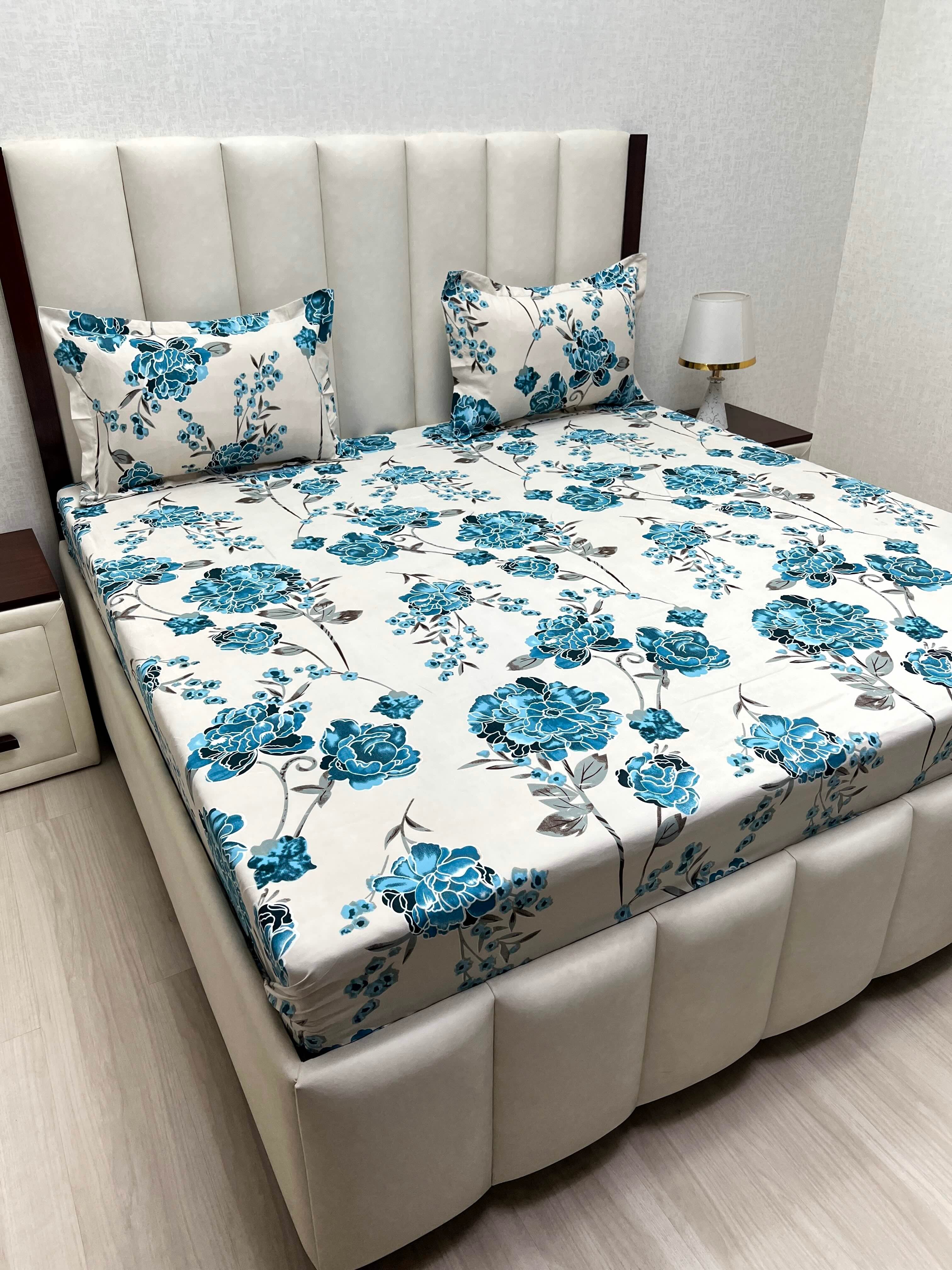 Pure Decor Polycotton Queen Size Double Bedsheet