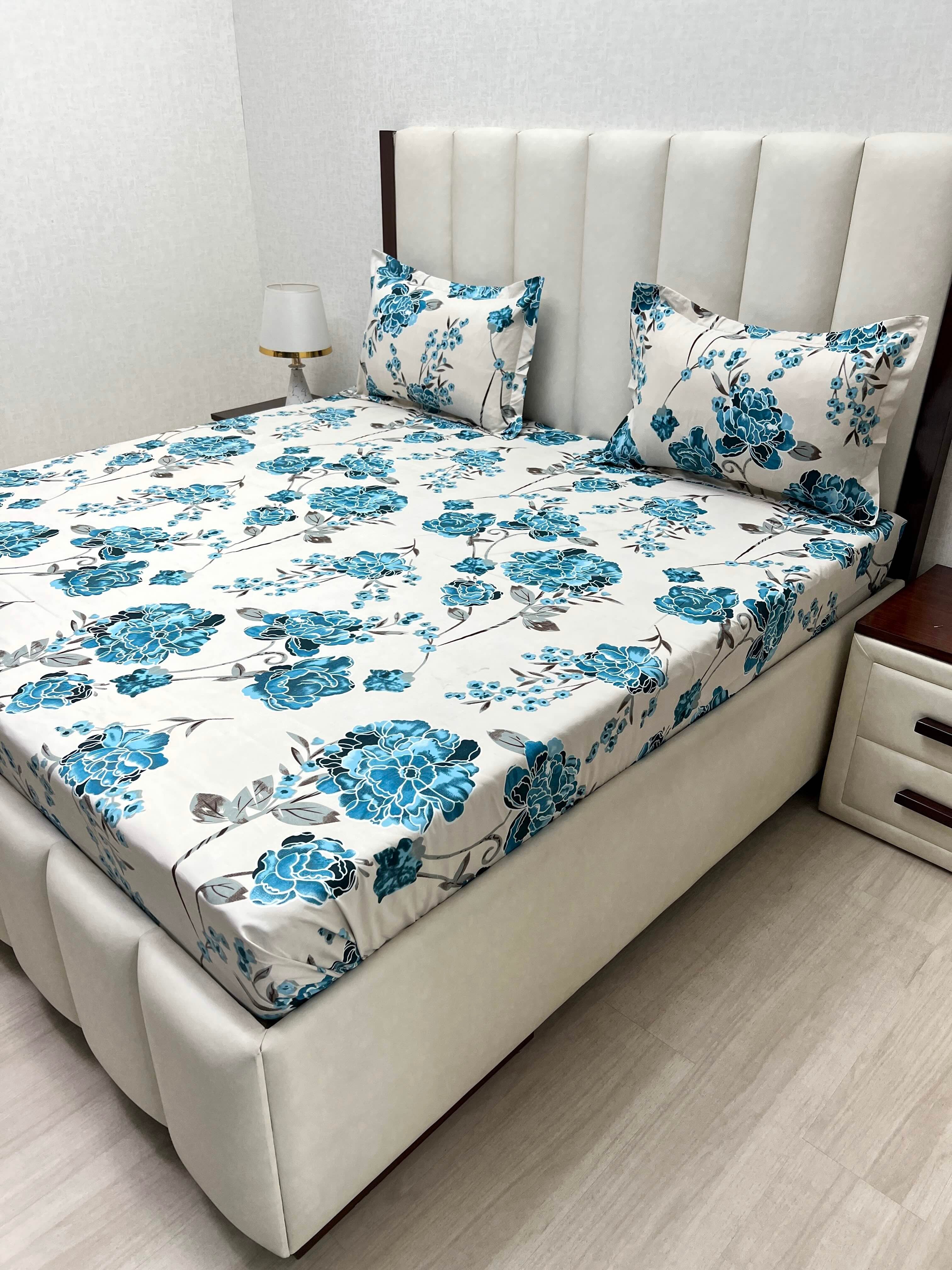 Pure Decor Polycotton Queen Size Double Bedsheet