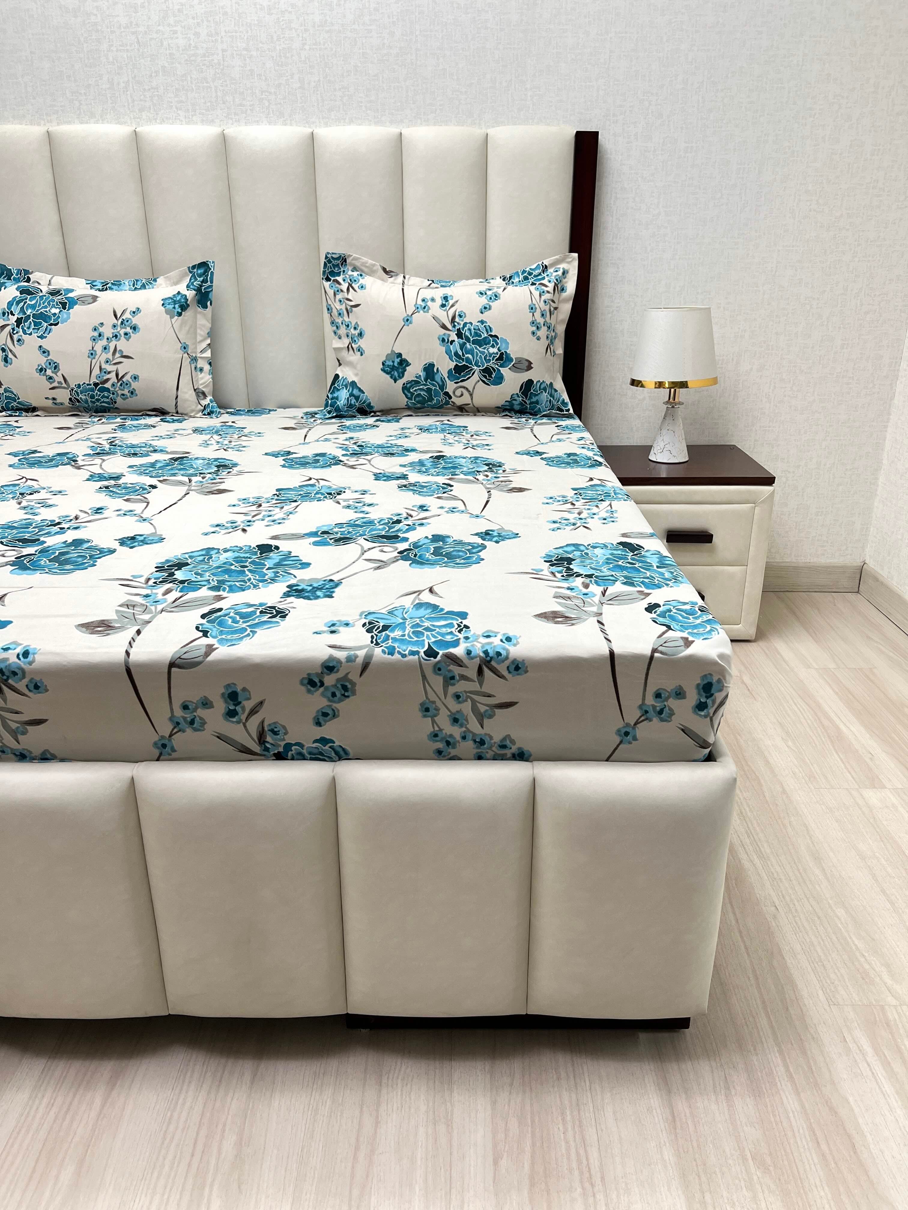 Pure Decor Polycotton Queen Size Double Bedsheet