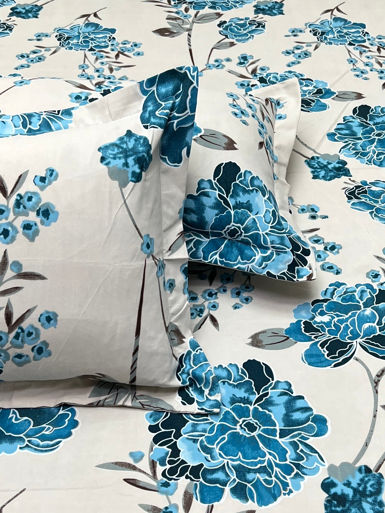 Pure Decor Polycotton Queen Size Double Bedsheet