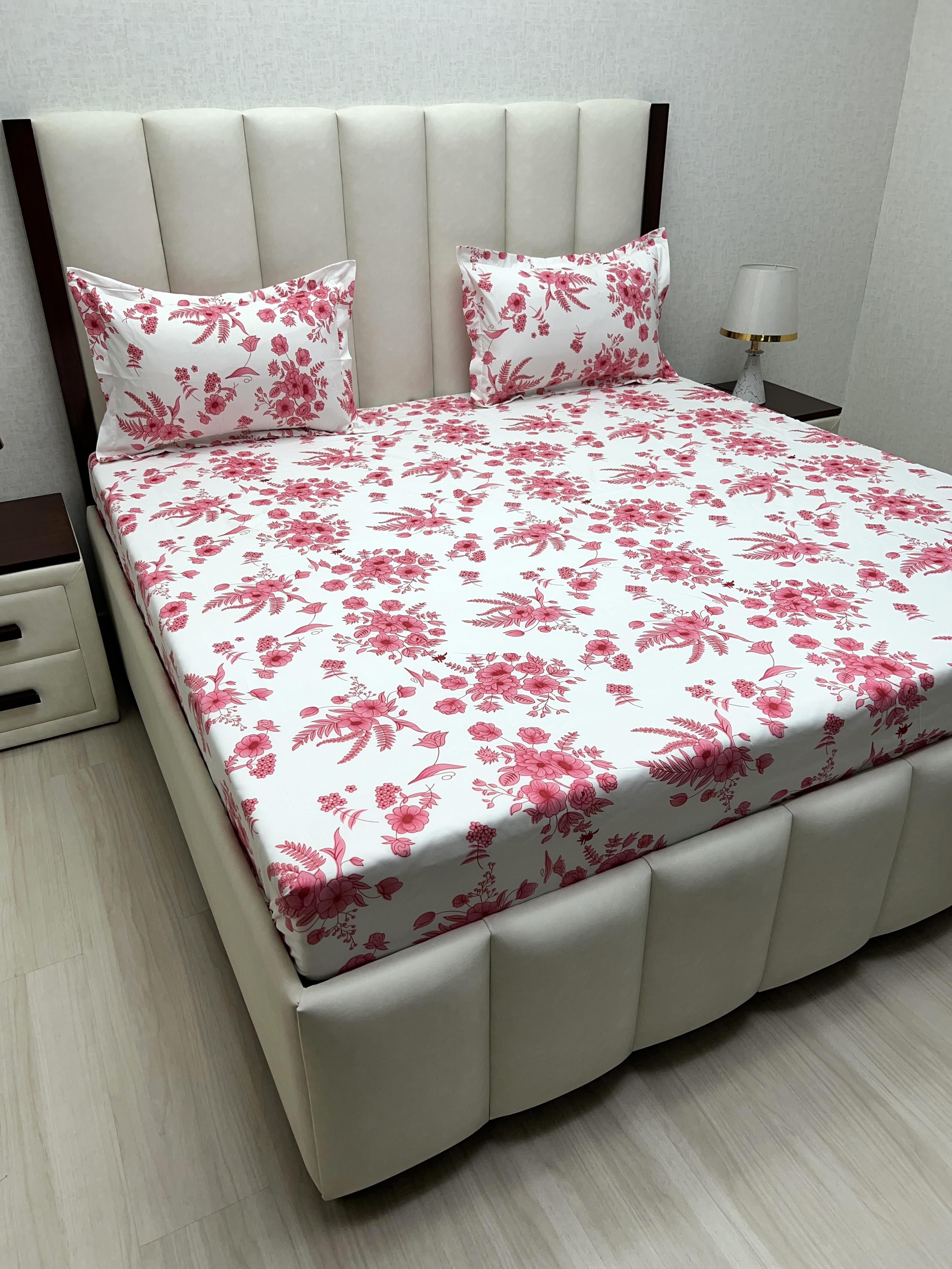 Pure Decor Polycotton Queen Size Double Bedsheet