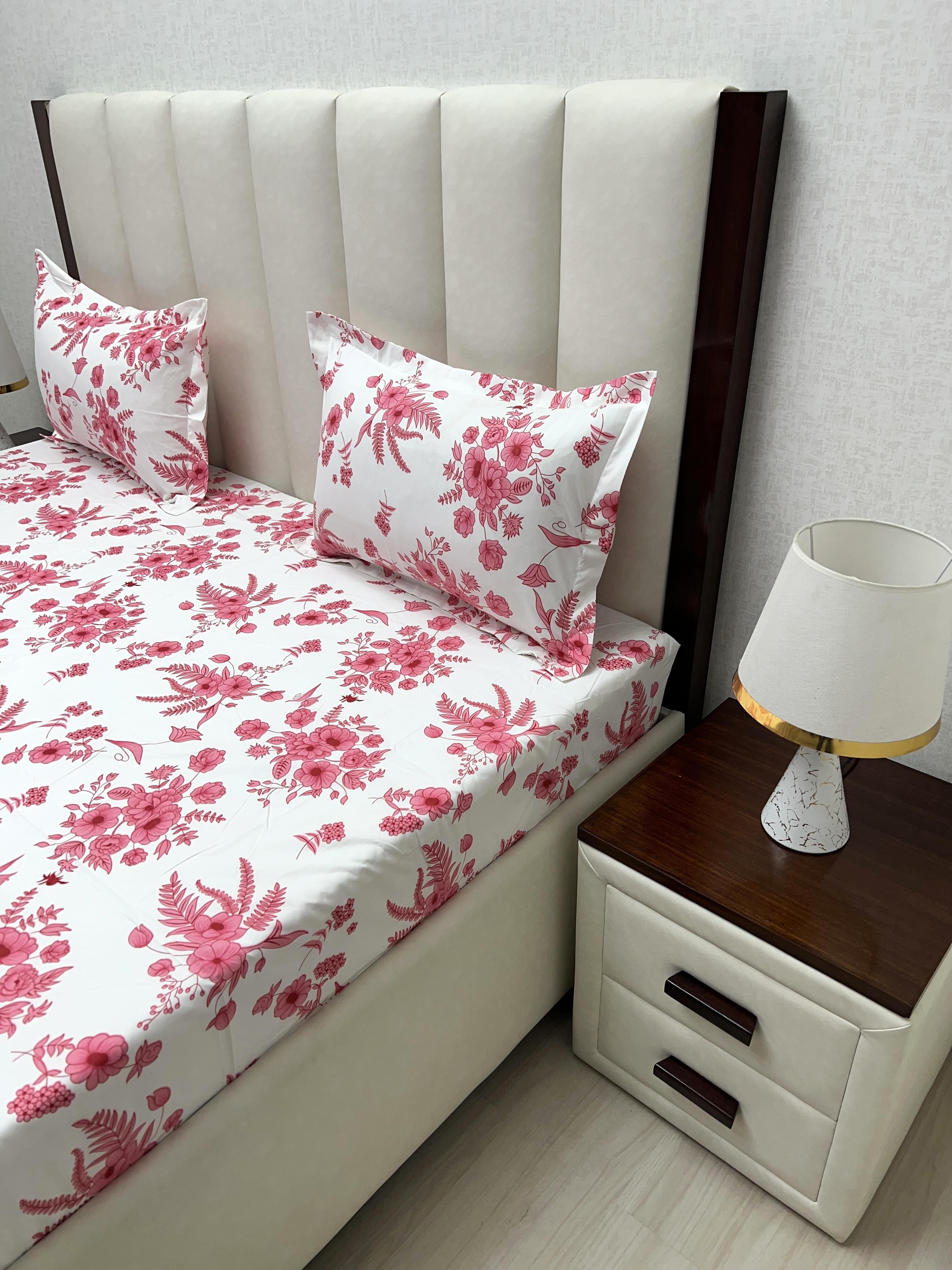 Pure Decor Polycotton Queen Size Double Bedsheet