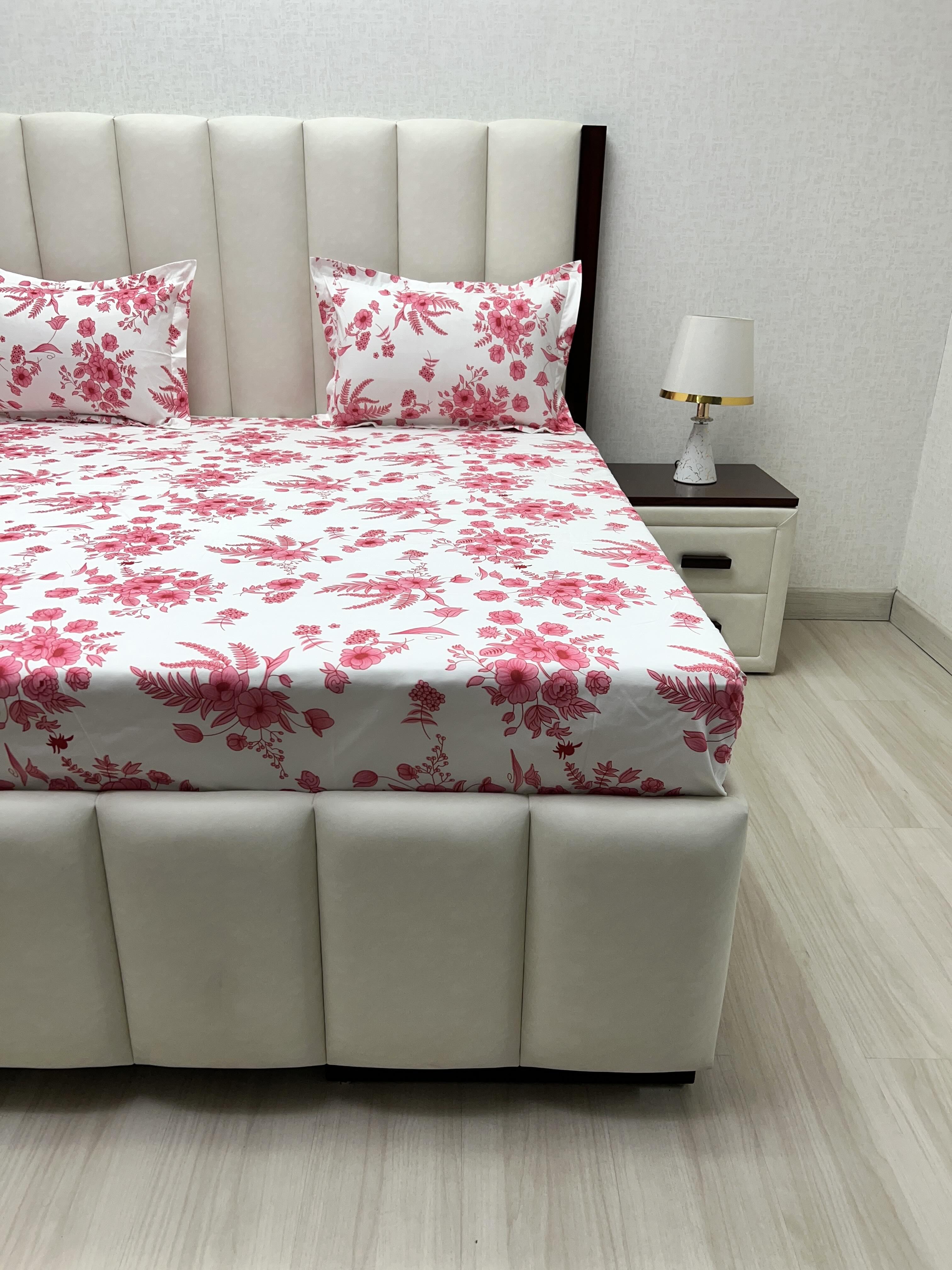 Pure Decor Polycotton Queen Size Double Bedsheet