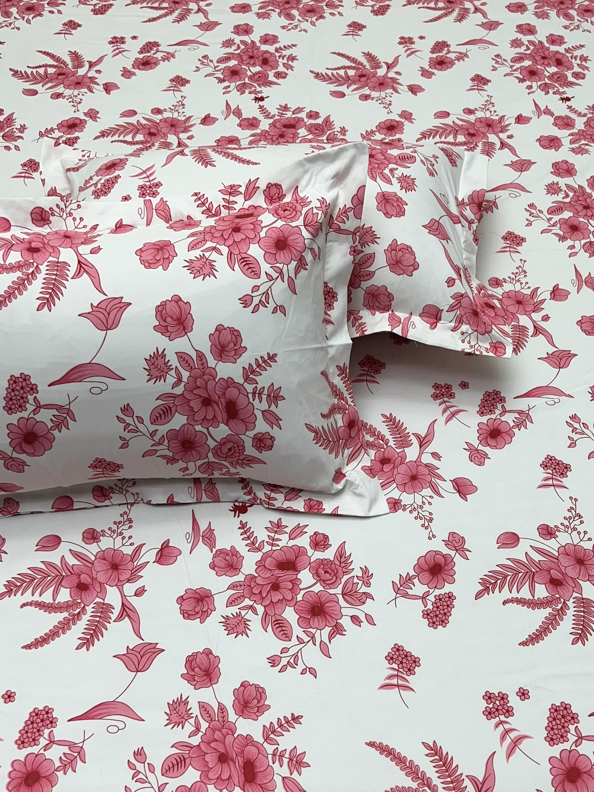 Pure Decor Polycotton Queen Size Double Bedsheet