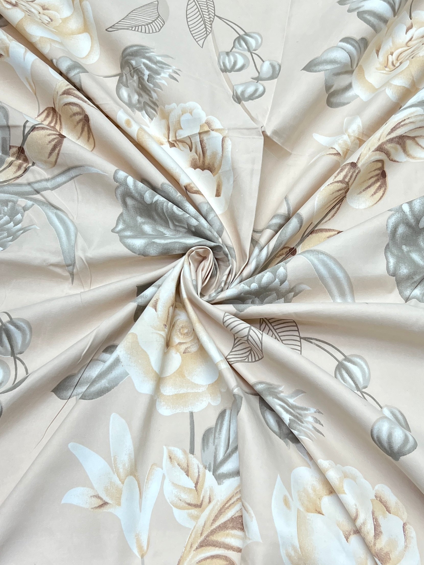 Pure Decor Polycotton Queen Size Double Bedsheet