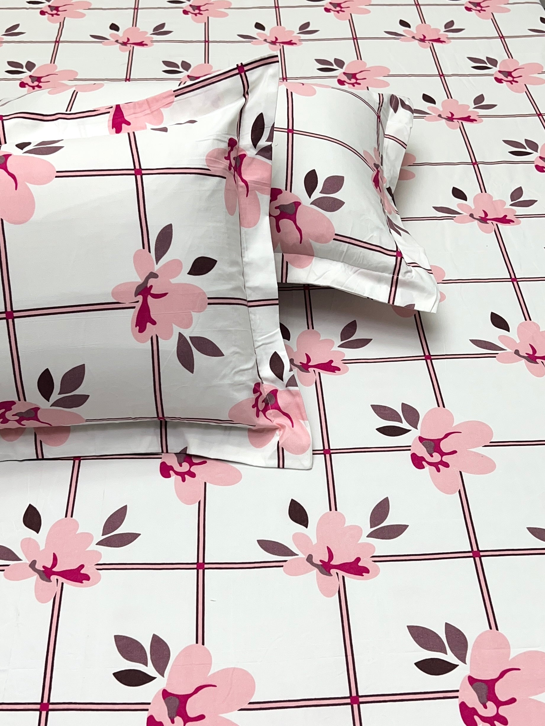 Pure Decor Polycotton Queen Size Double Bedsheet