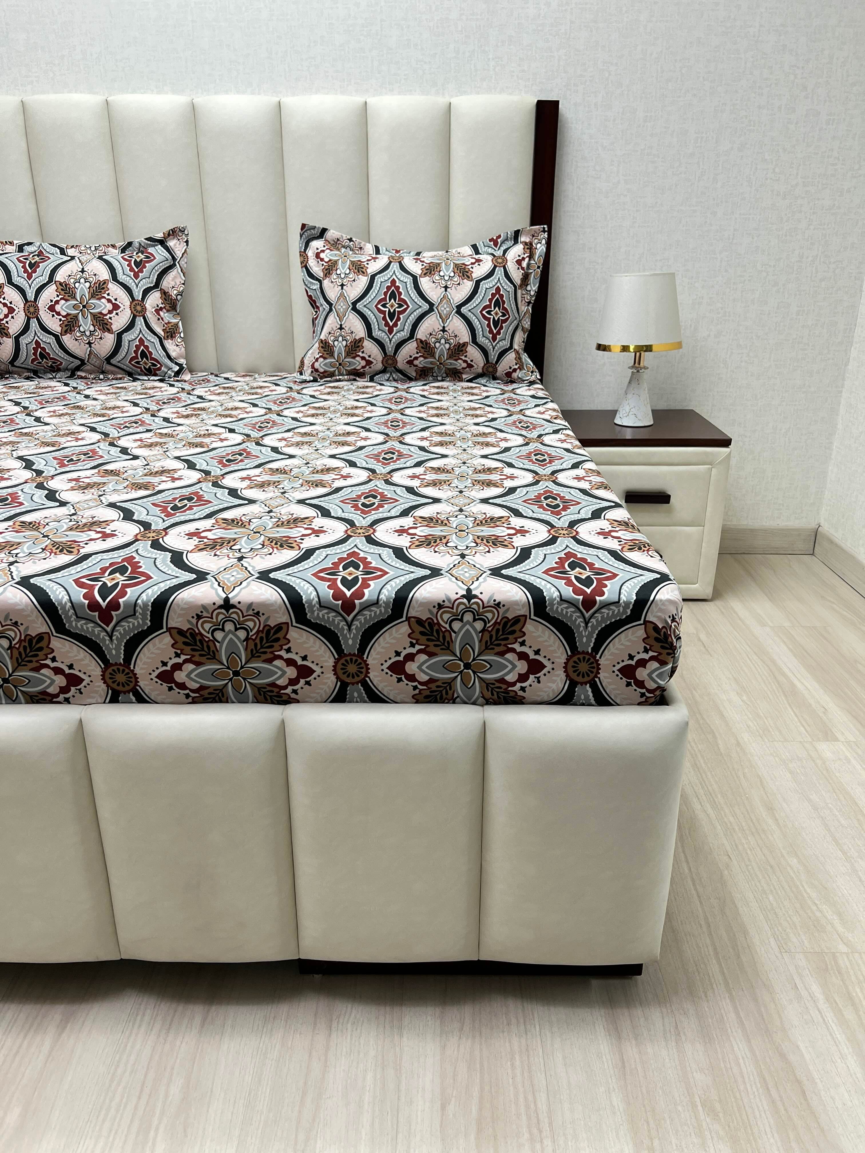 Pure Decor Polycotton Queen Size Double Bedsheet