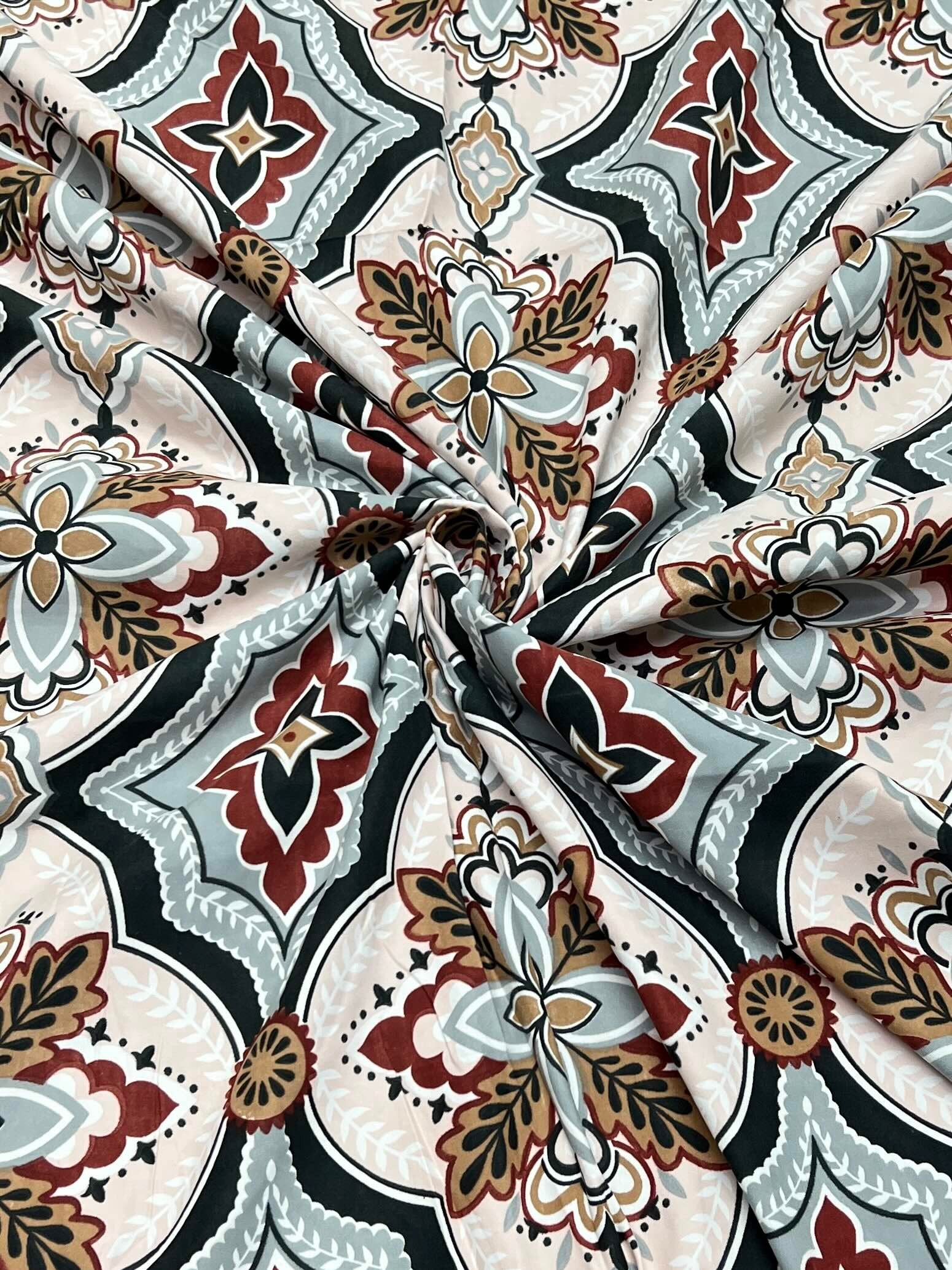 Pure Decor Polycotton Queen Size Double Bedsheet