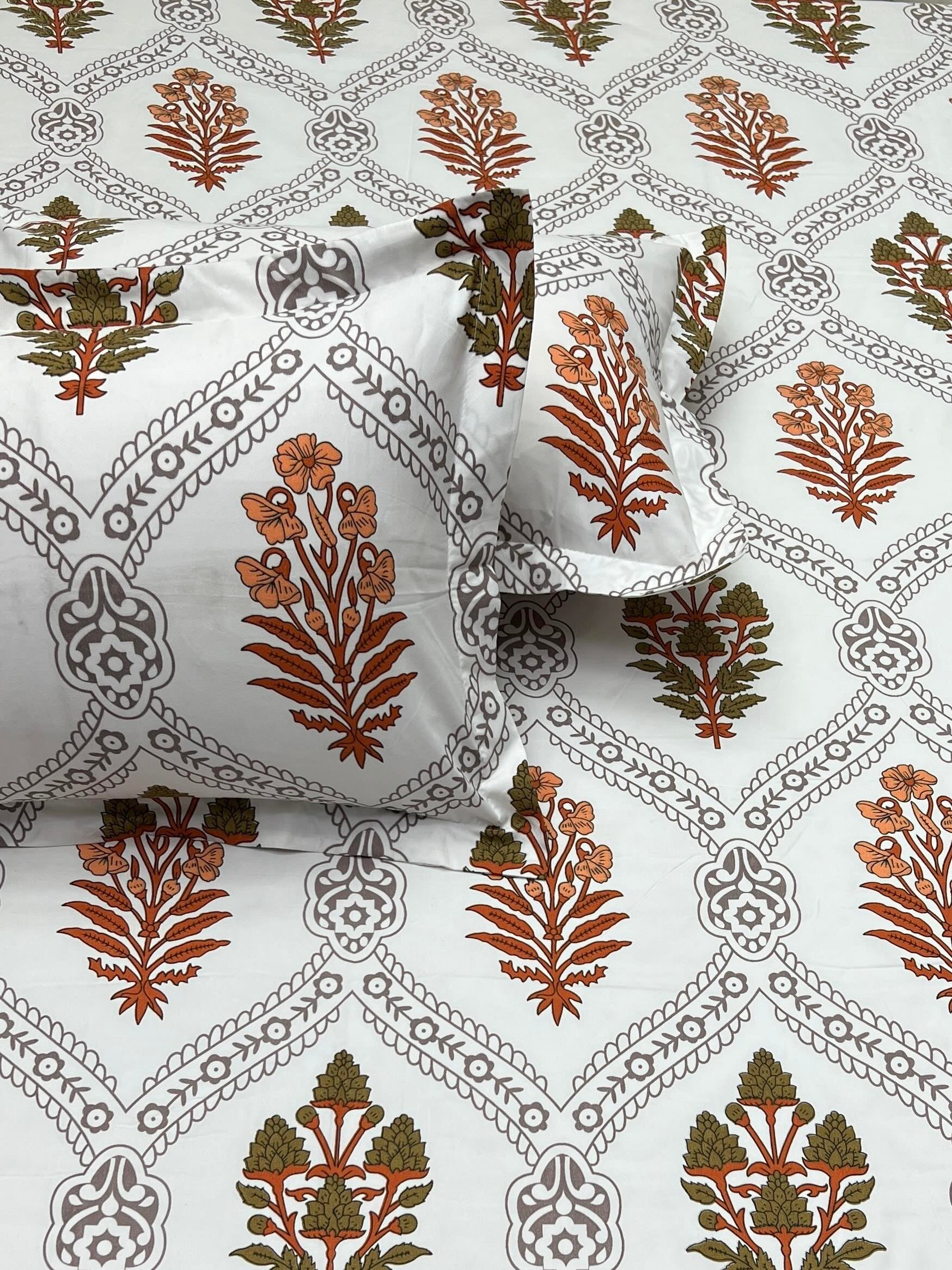 Pure Decor Polycotton Queen Size Double Bedsheet