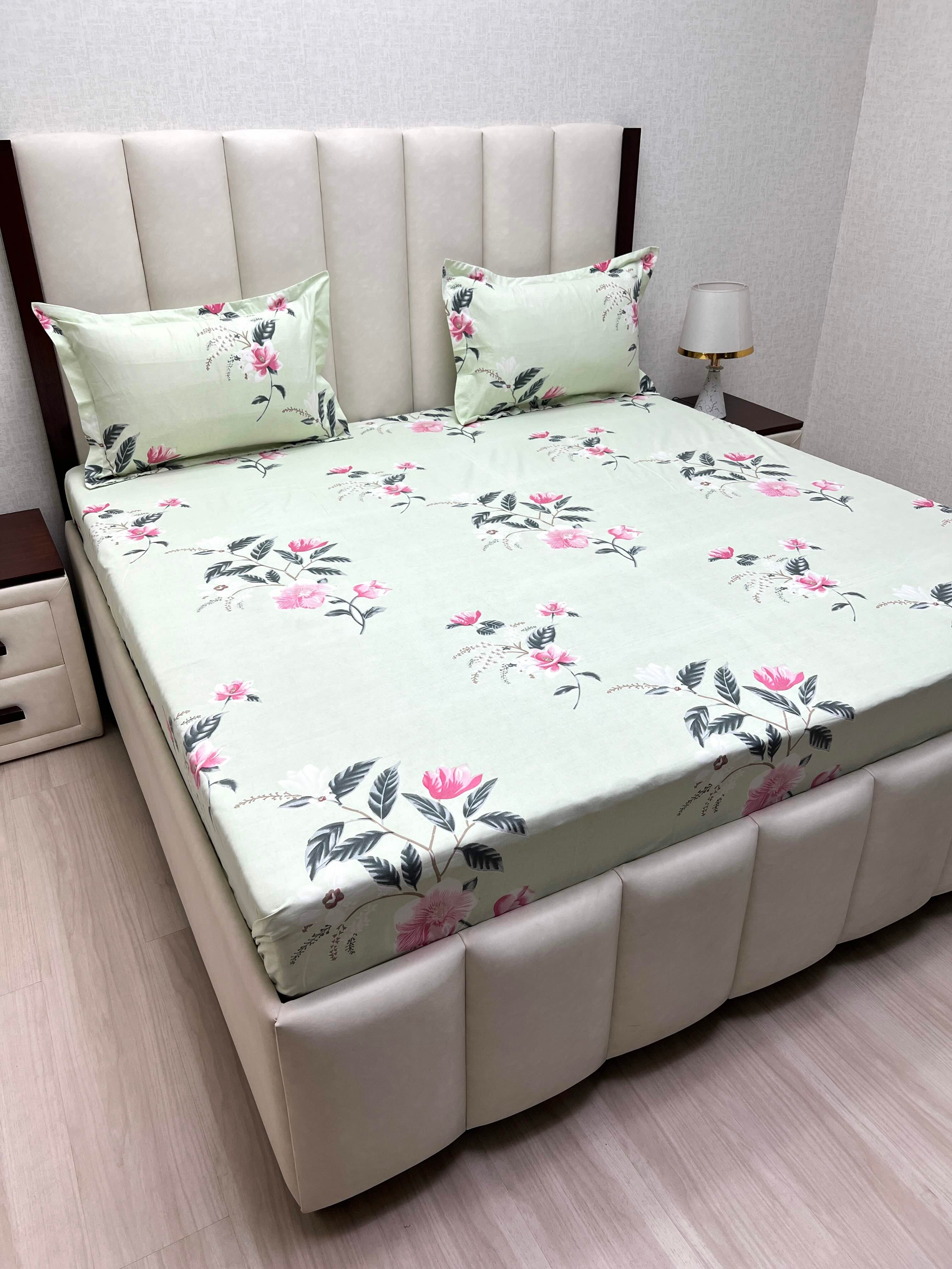 Pure Decor Polycotton Queen Size Double Bedsheet