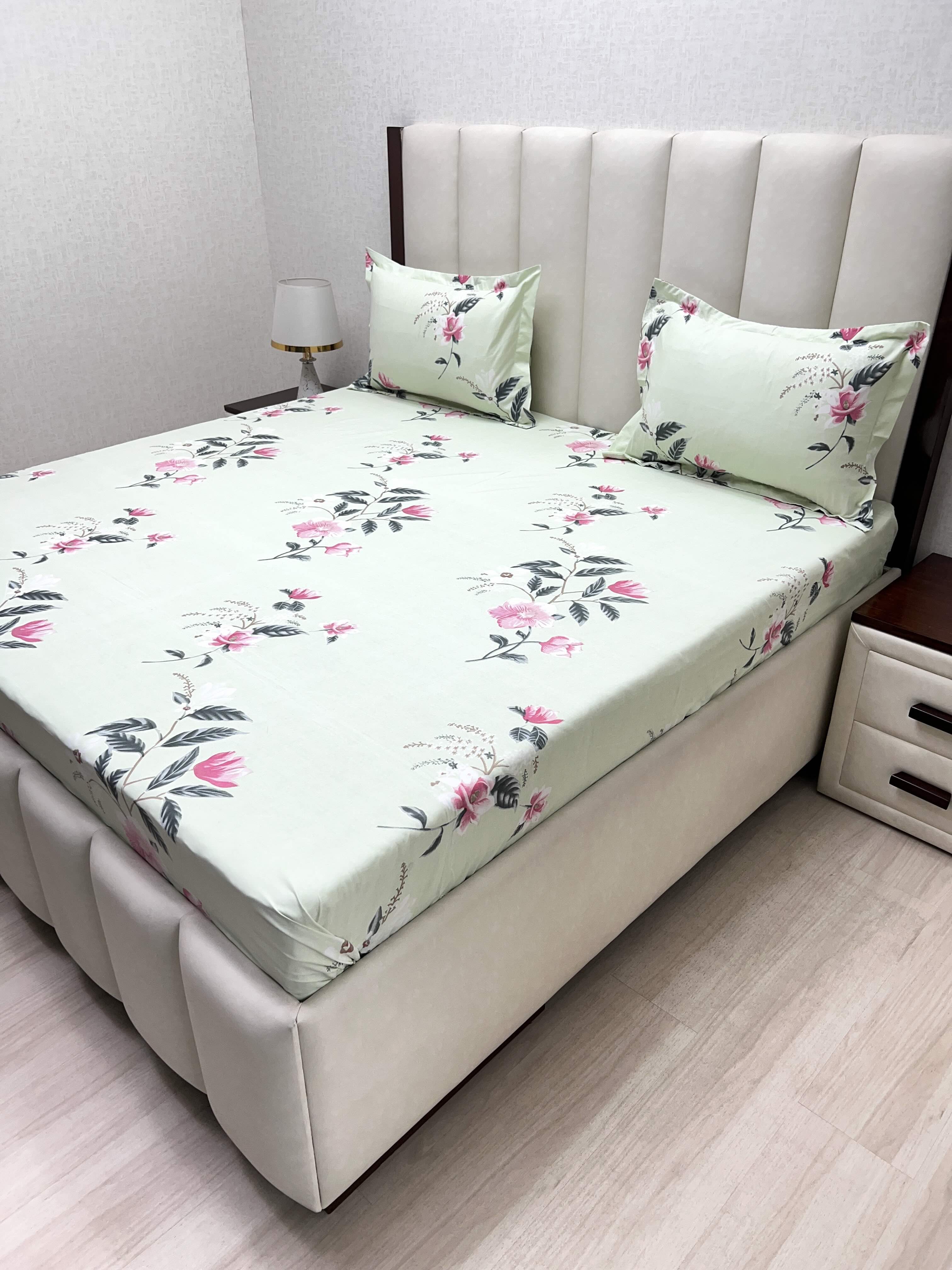 Pure Decor Polycotton Queen Size Double Bedsheet