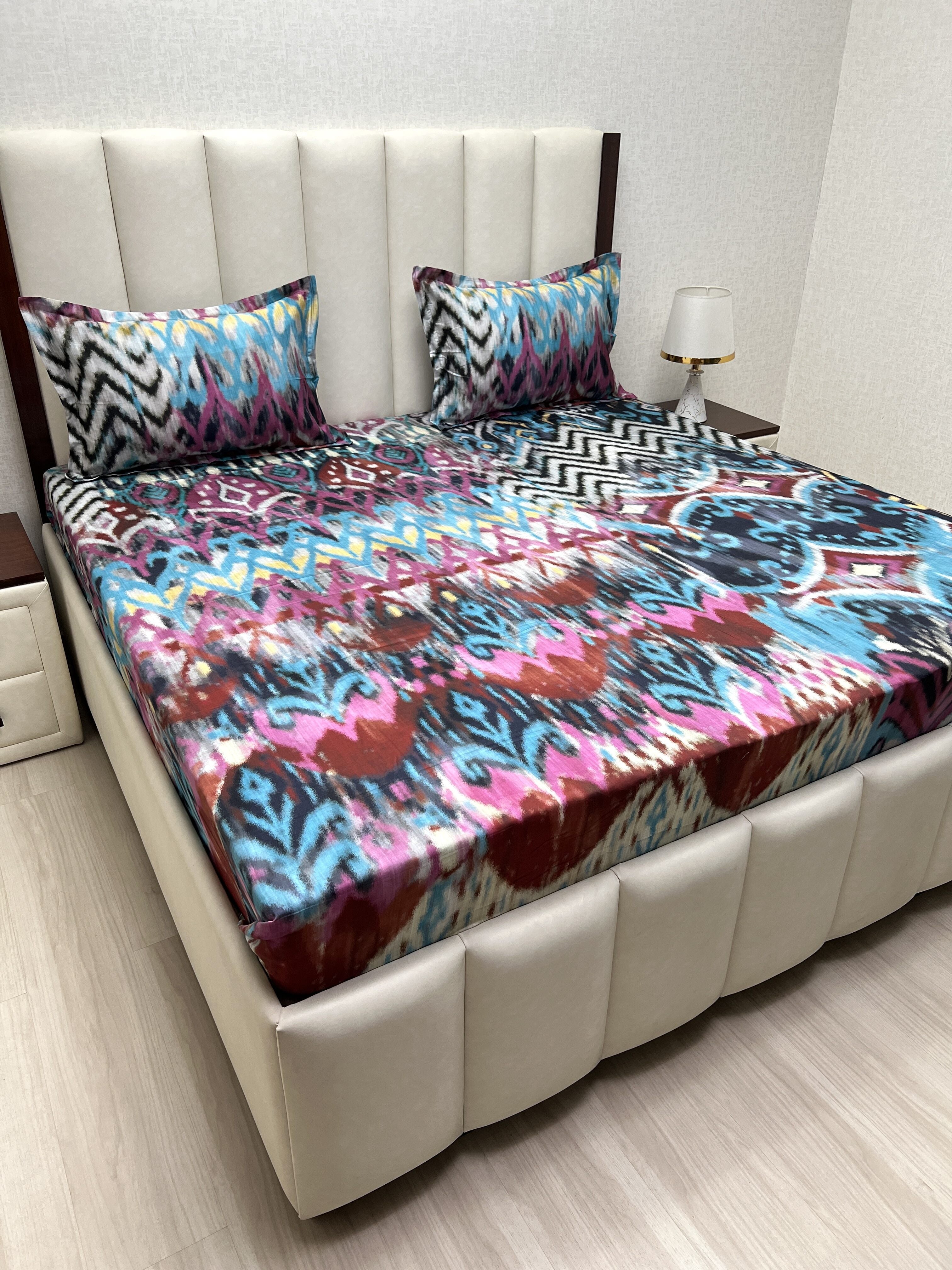 Pure Decor Pure Cotton King Size Double Bedsheet
