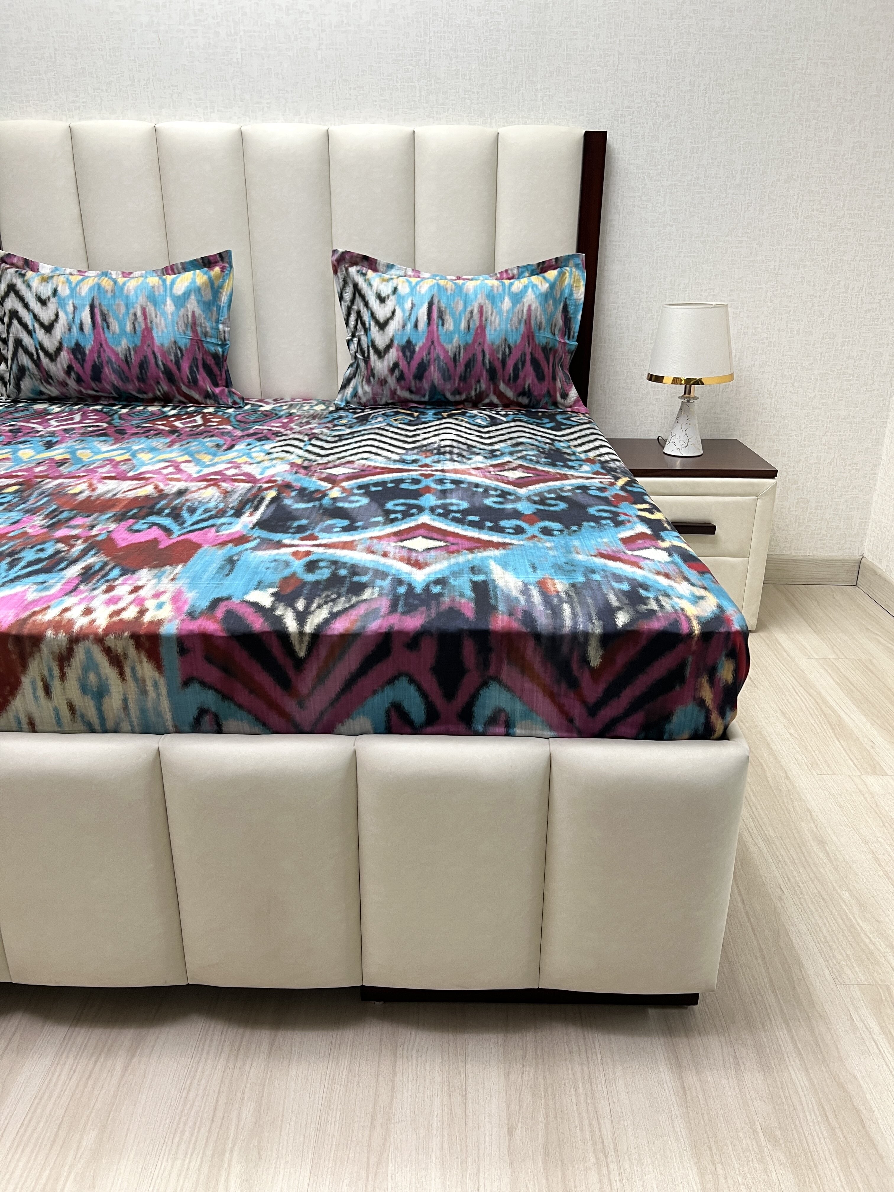 Pure Decor Pure Cotton King Size Double Bedsheet