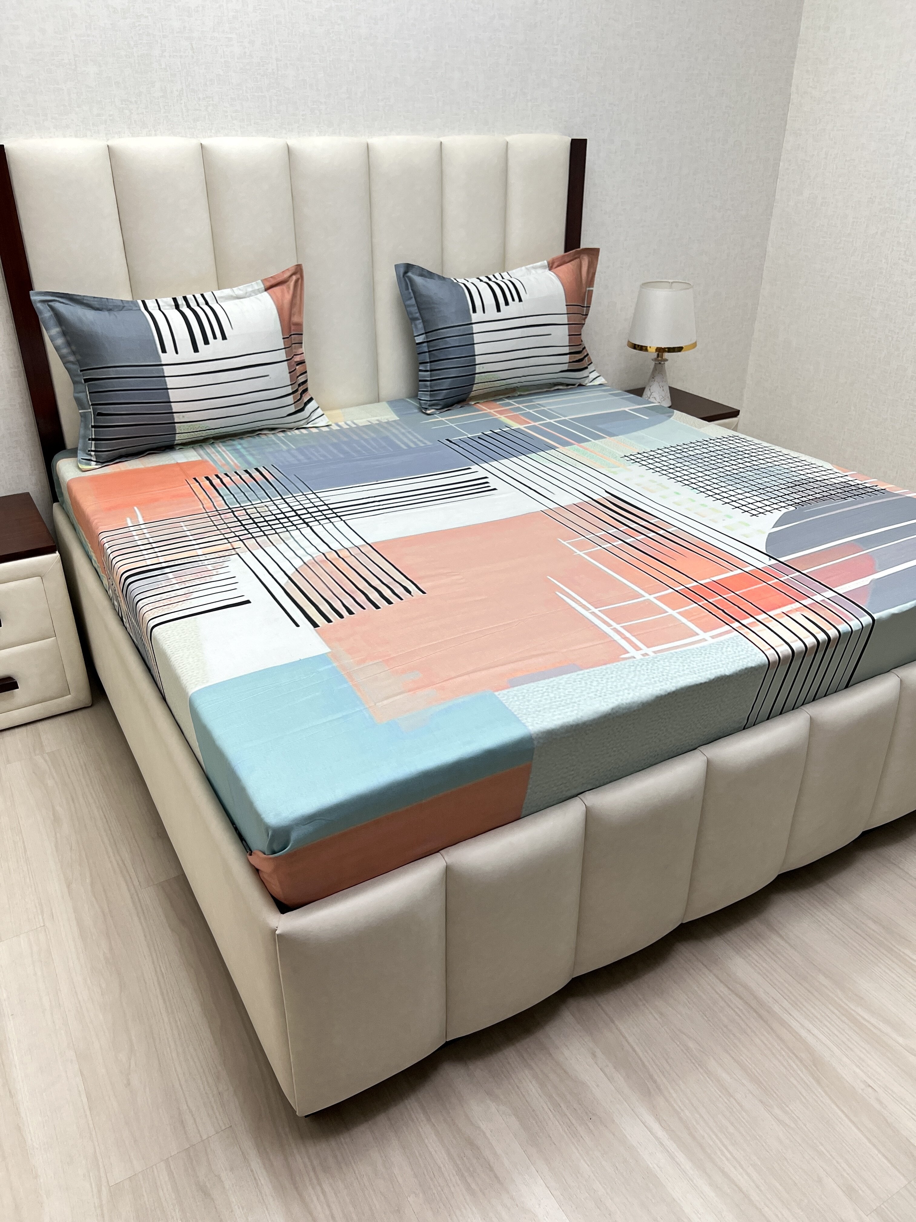 Pure Decor Pure Cotton King Size Double Bedsheet