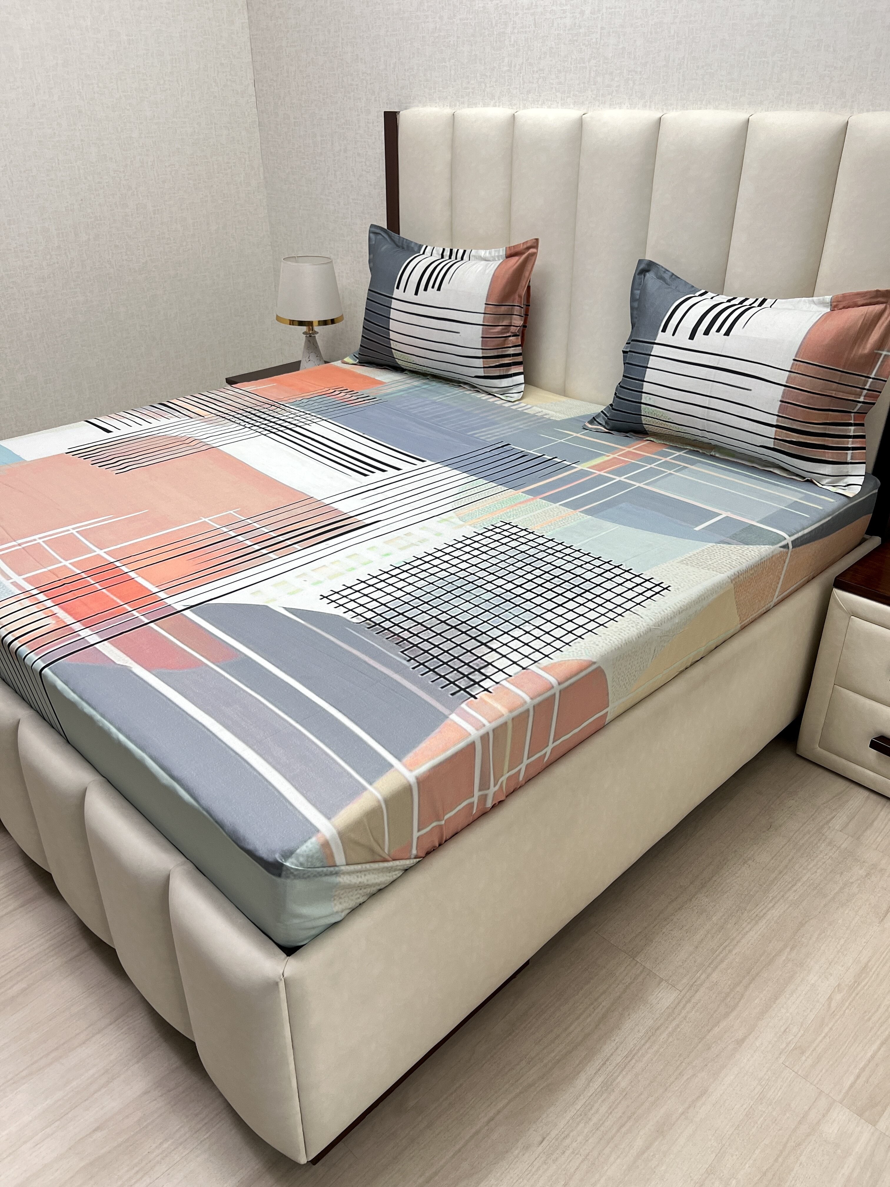 Pure Decor Pure Cotton King Size Double Bedsheet