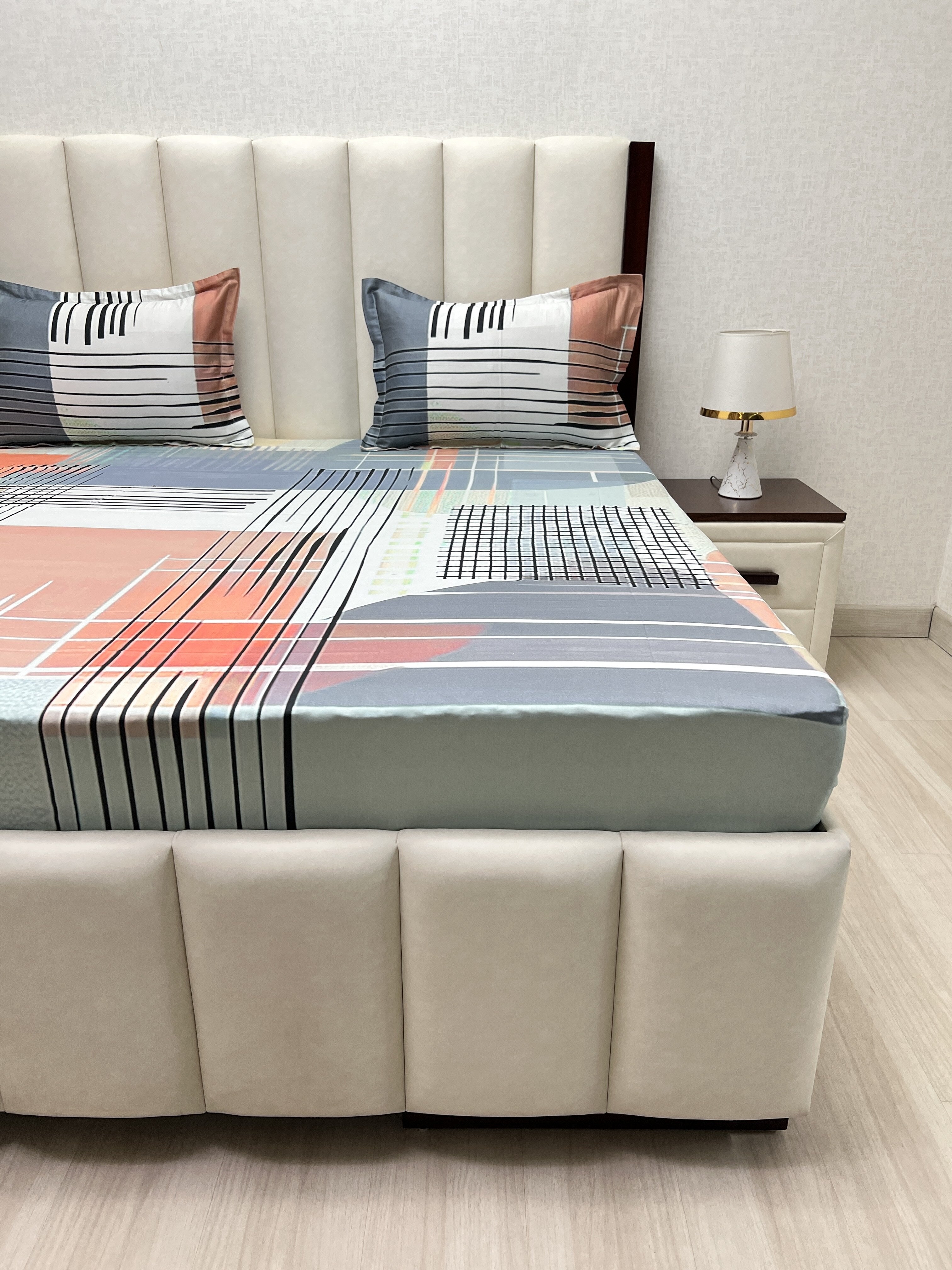 Pure Decor Pure Cotton King Size Double Bedsheet