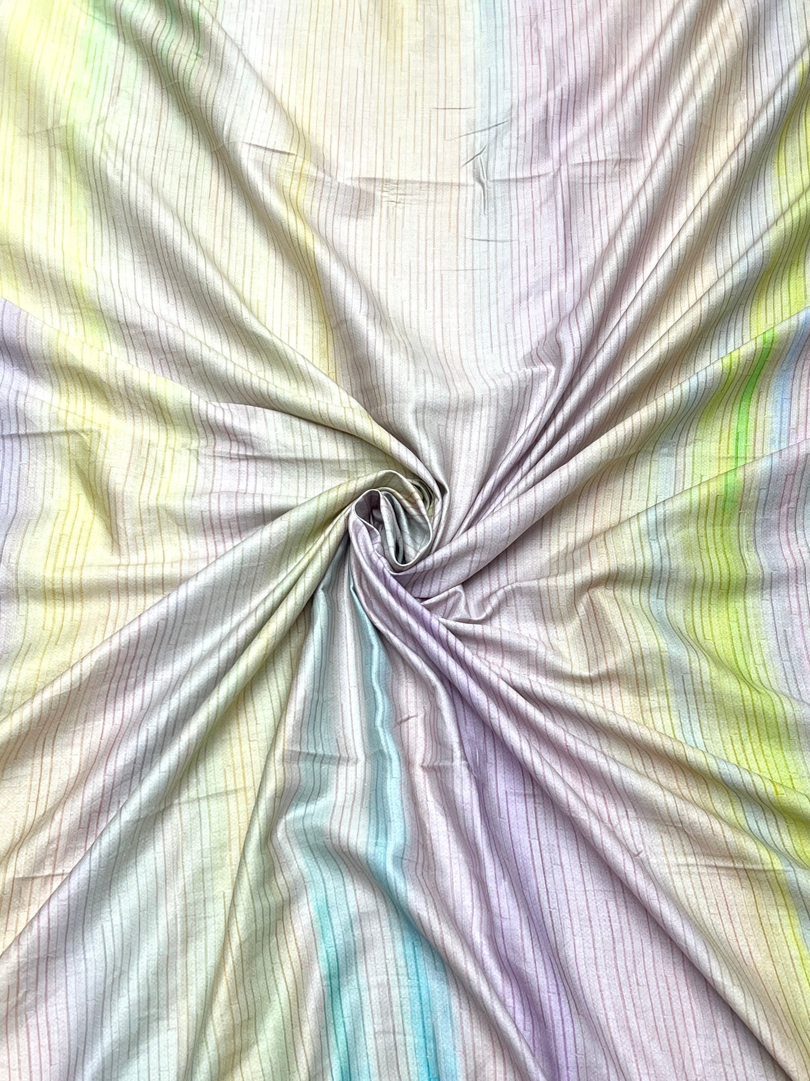A-4454 - Pure Cotton 300 TC King Size Digital Print Double Bedsheet (274X274) with Two Pillow Covers (50X76)